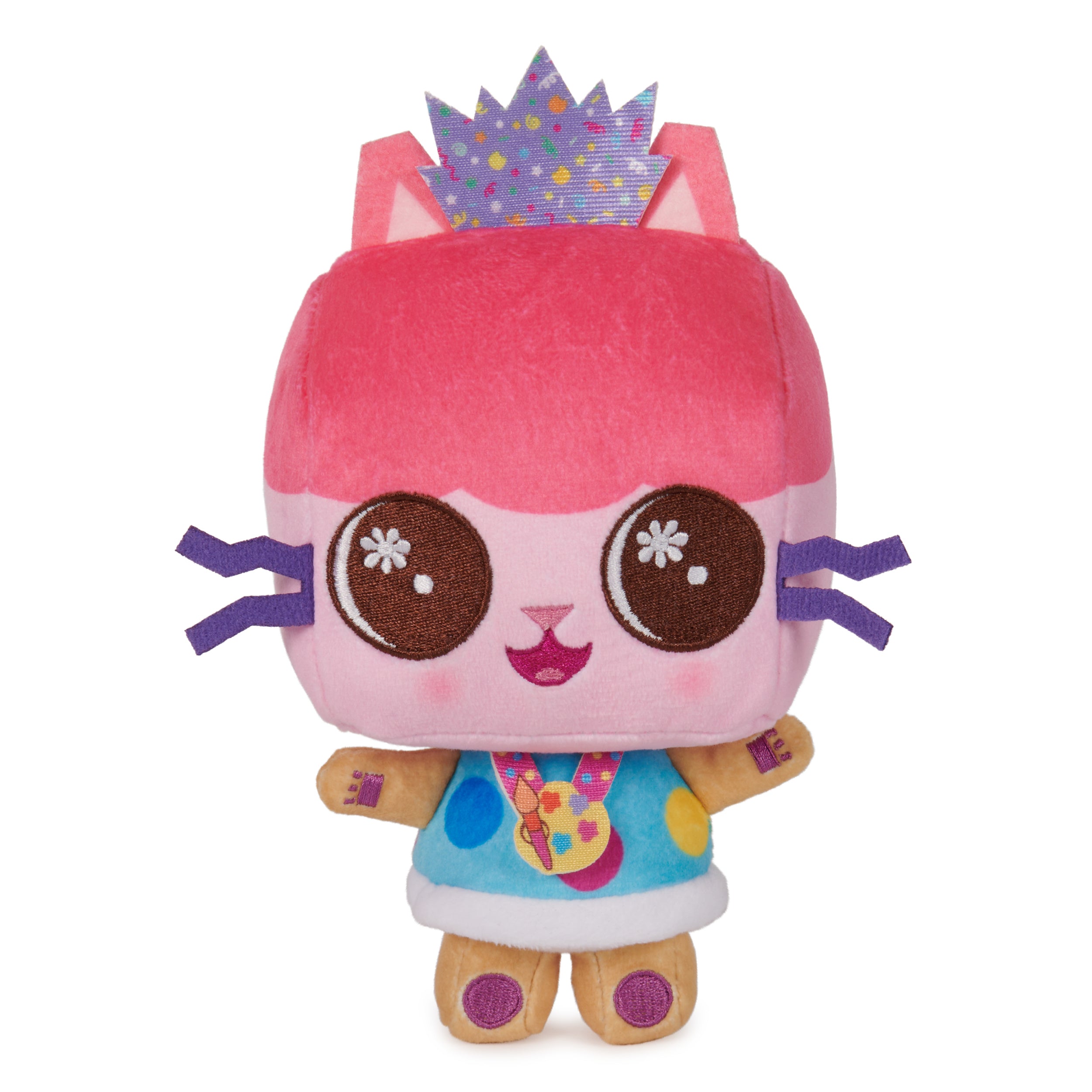Gabby's Dollhouse Celebration Baby Box Cat 7-Inch Plush Toy - Ideal Gift for Kids