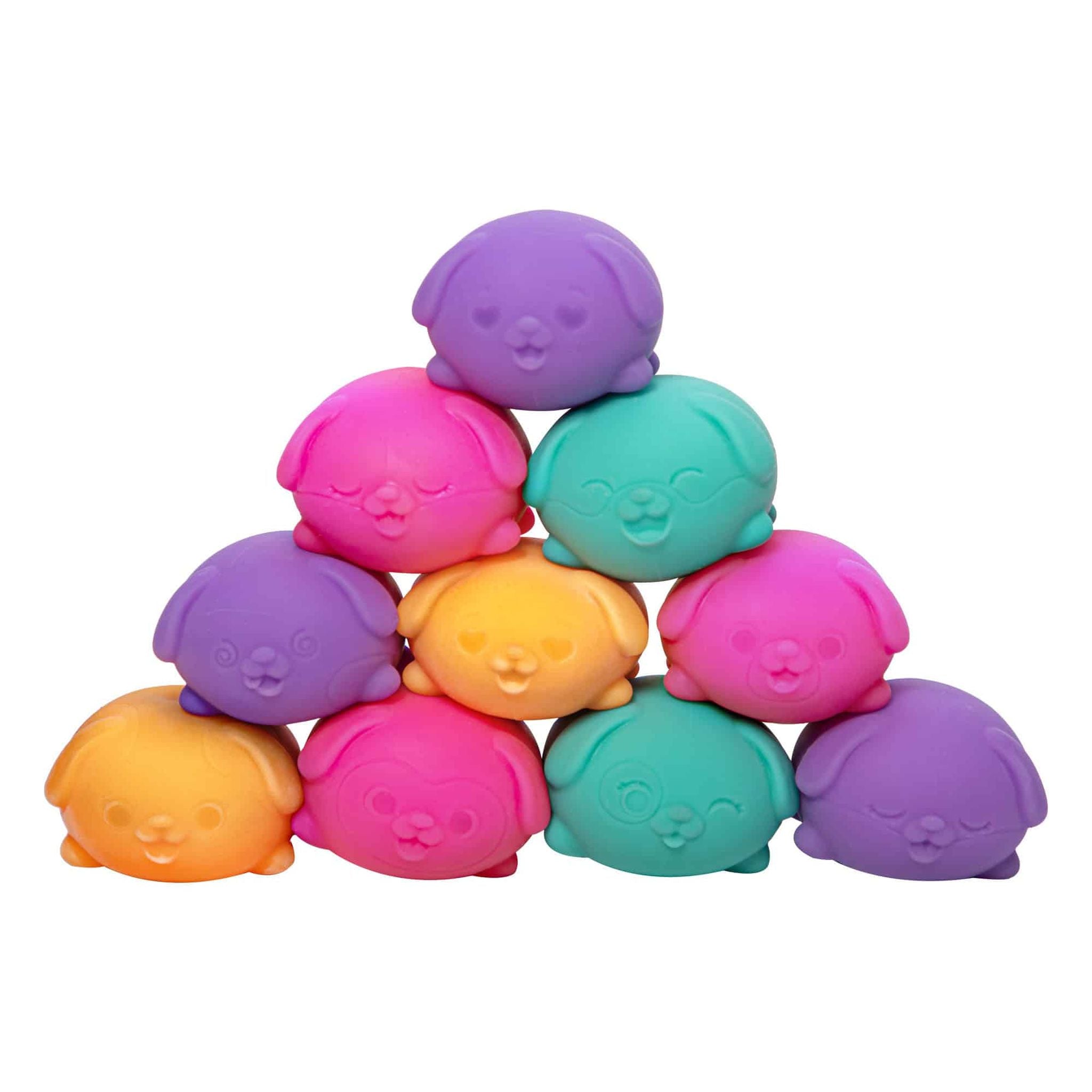 Schylling Teenie NeeDoh Funky Pups - Assorted Styles, Great Gift!