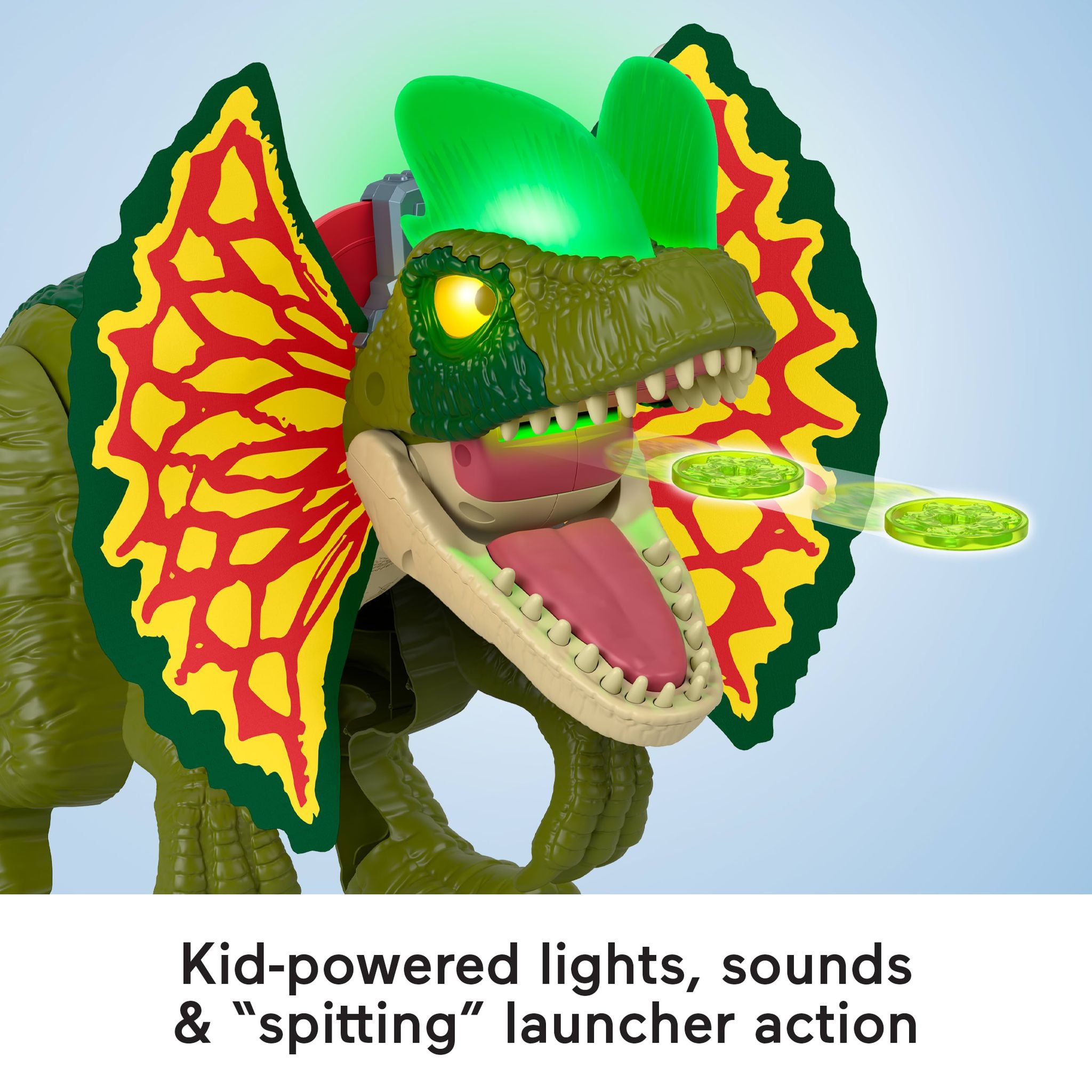 Fisher-Price Imaginext Jurassic World Extra-Large Attack Mode Dilophosaurus Toy