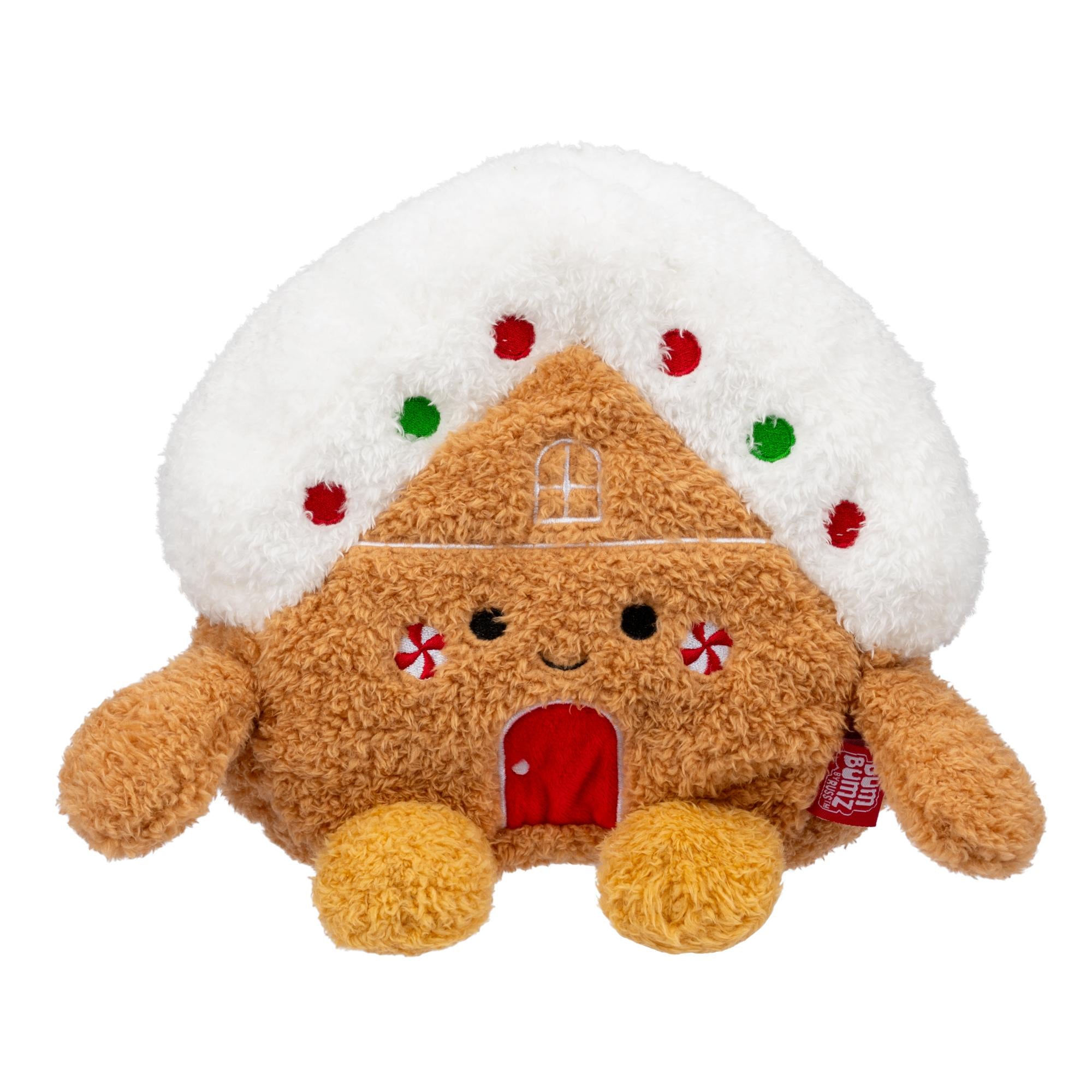 7.5 - Inch Soft Plush Holidaybumz: Gingerbread House Georgette