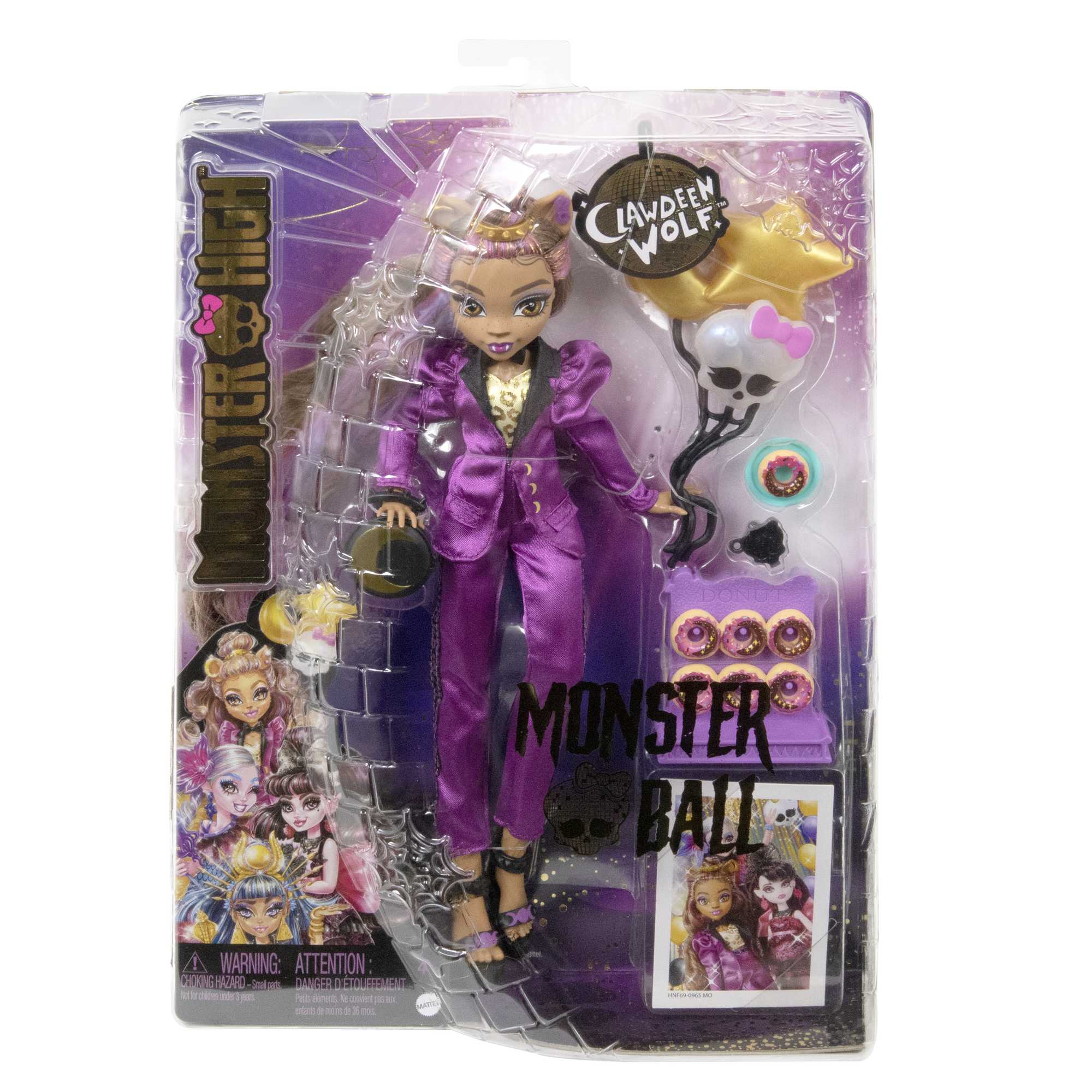 Hot Deal! Monster High Monster Ball Fashion Doll - Clawdeen Wolf for Kids Aged 4+