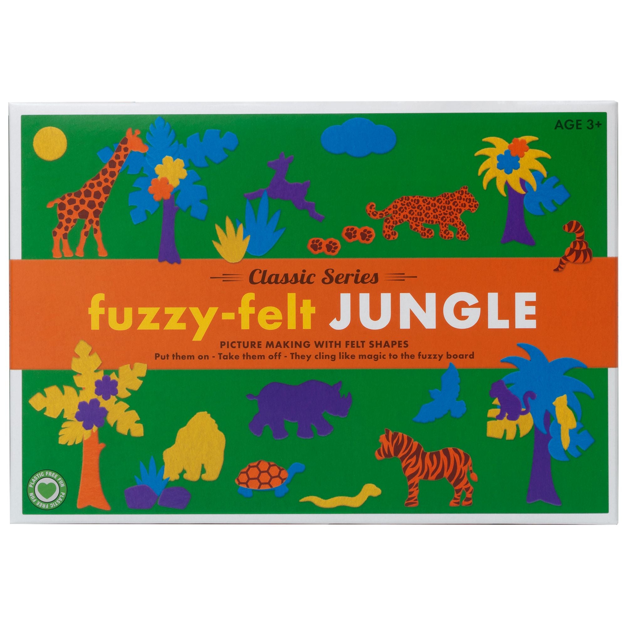 Hot! Fuzzy Felt Classic Jungle Set