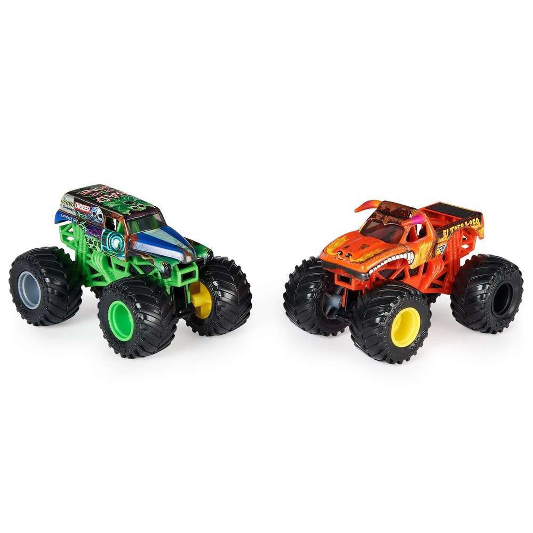 Hot Deal: Monster Jam 1:64 2-Pack - Grave Digger vs El Toro Loco