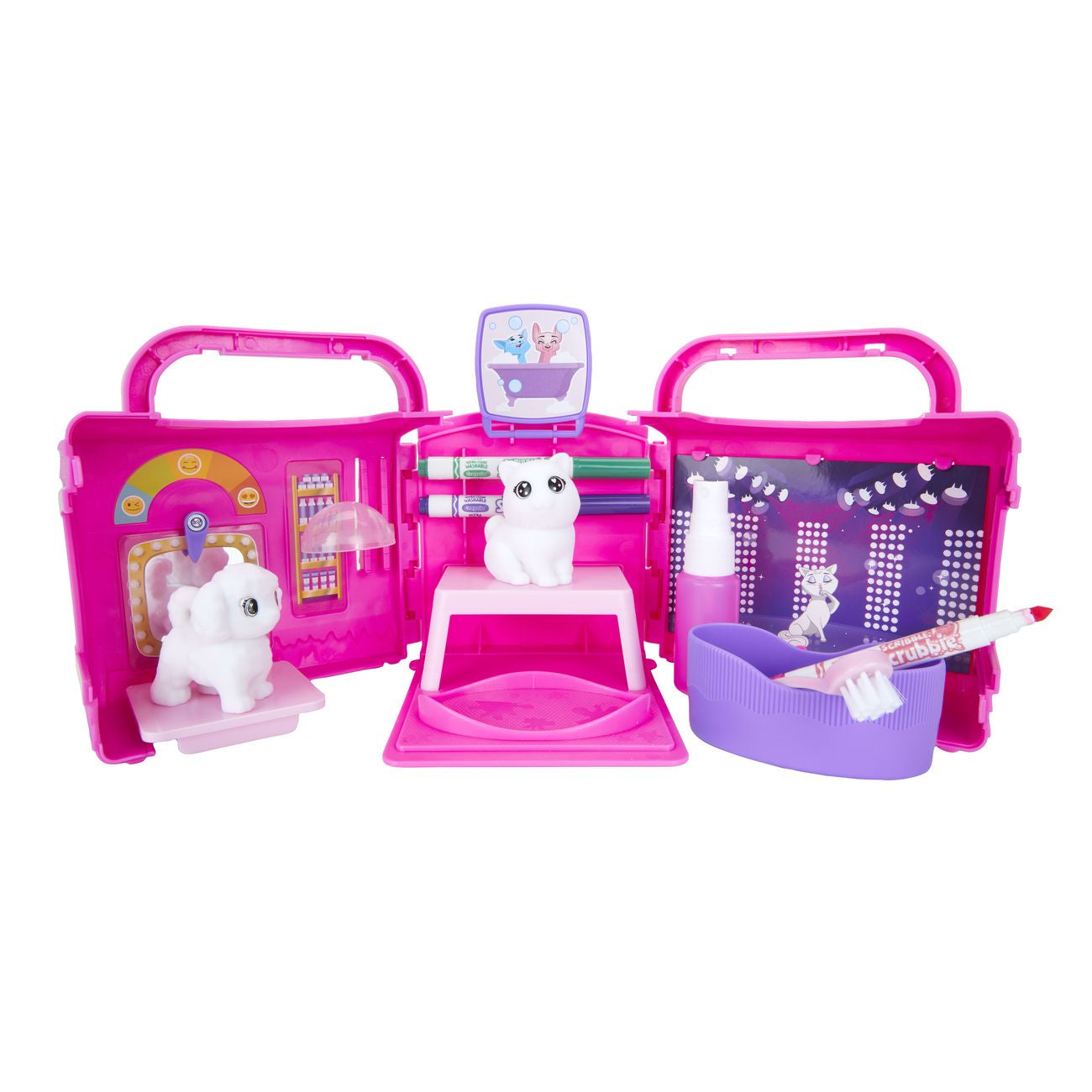 Crayola Washable Scribble Scrubbie Pet Beauty Salon Kit for Kids