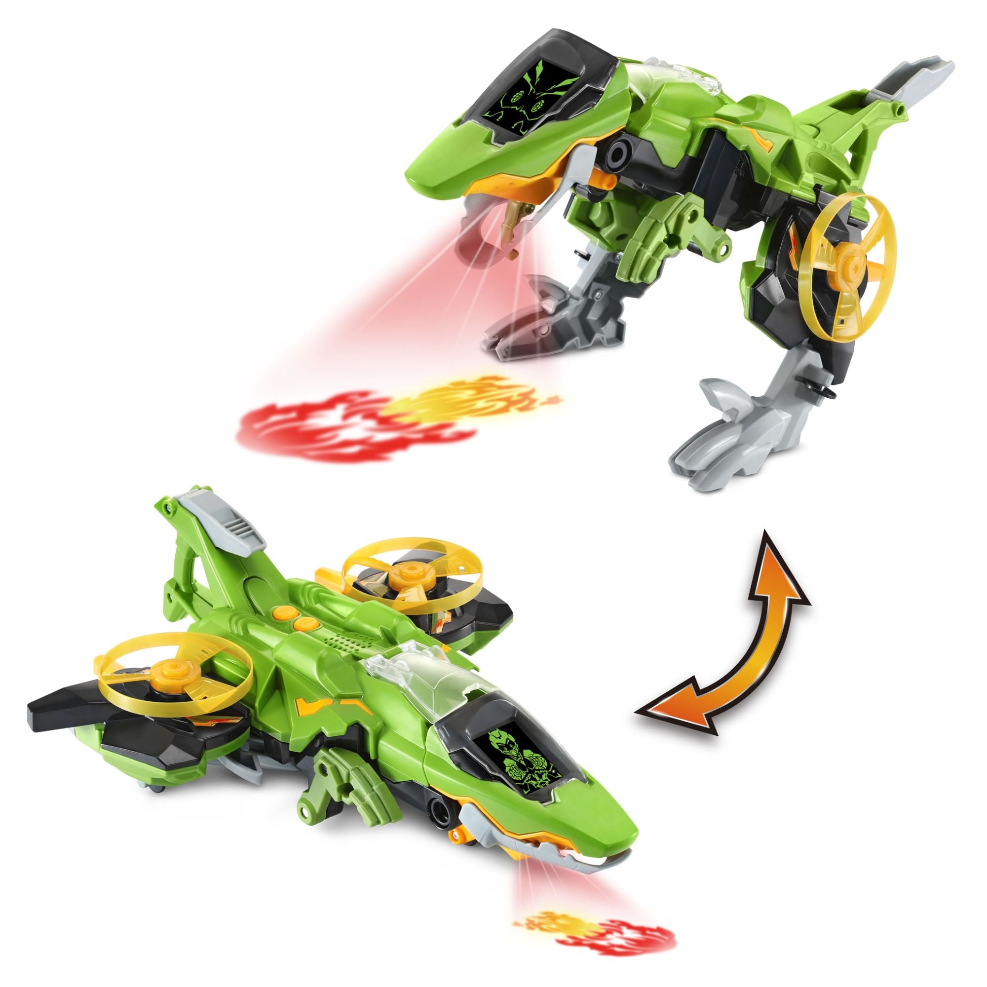 VTech 2-in-1 Switch & Go Dinos: Rush the Velociraptor to High-Tech Aircraft
