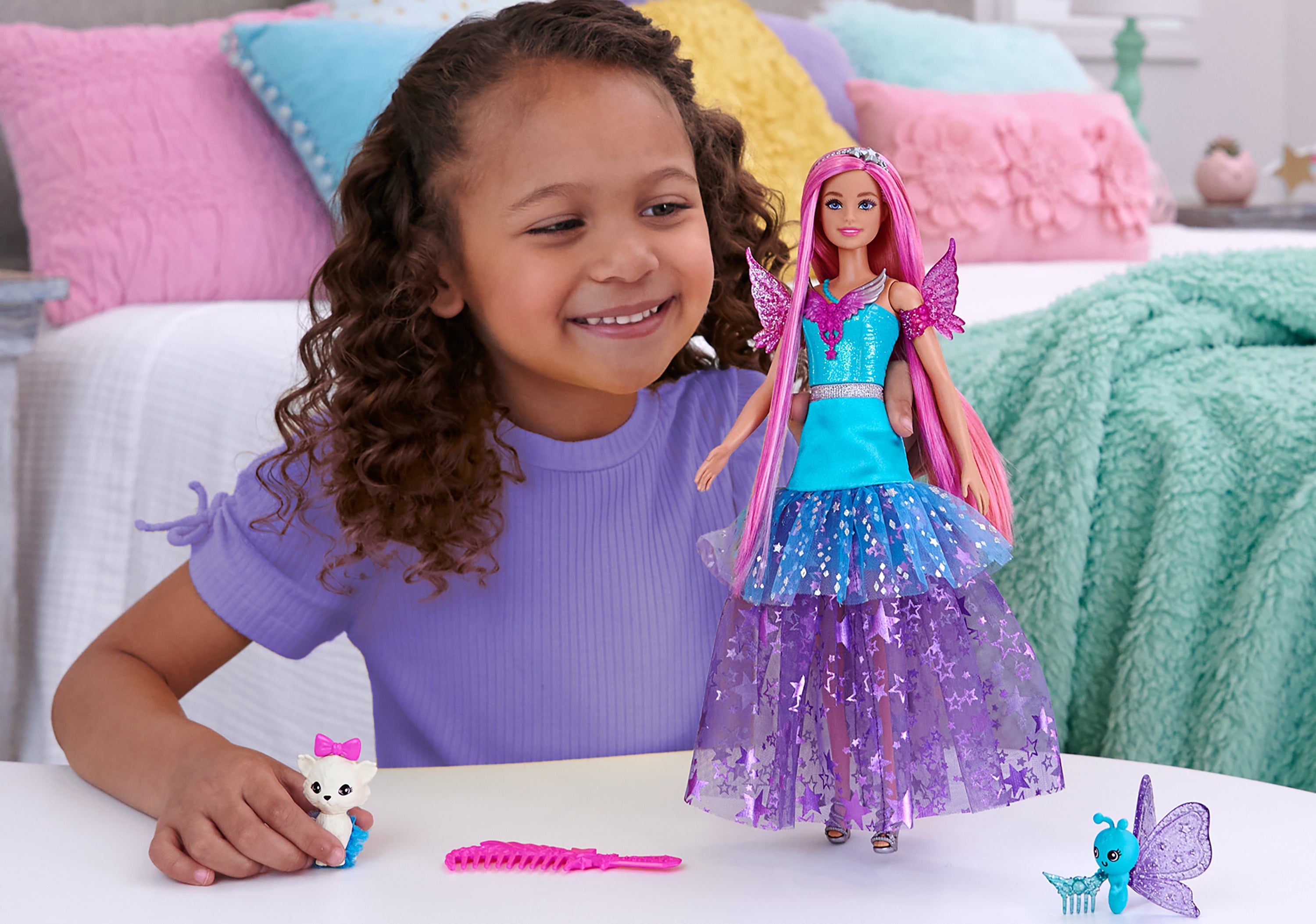 Barbie Malibu Magic Doll with Two Adorable Pets
