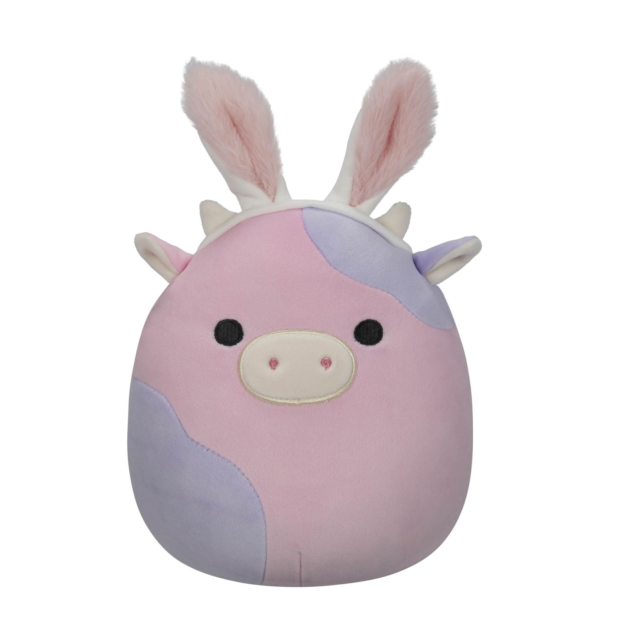 Limited-Time Easter Promotion! 7.5-Inch Squishmallows Patty Pink and Purple Cow Plush Toy