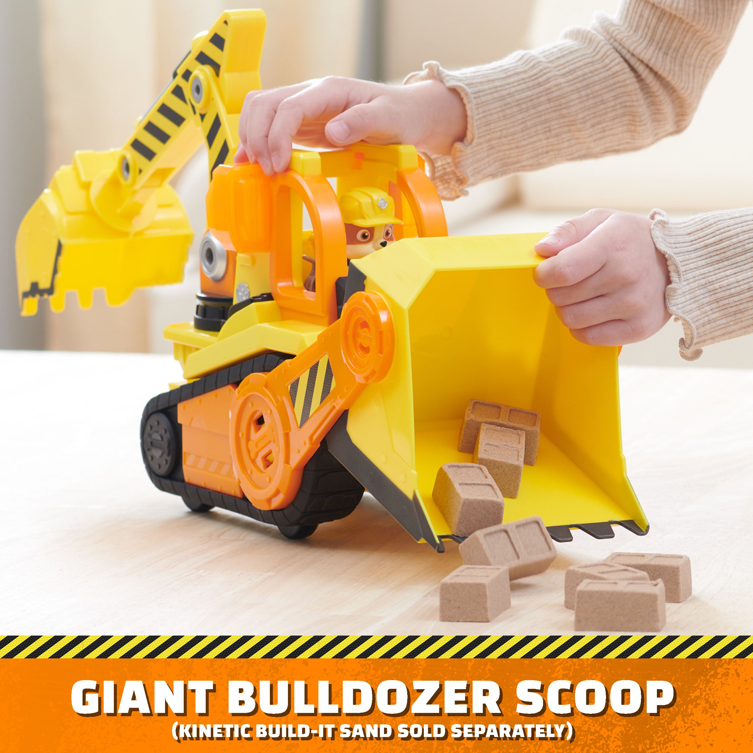 Hot! Rubble's Bark Yard Deluxe Bulldozer Toy