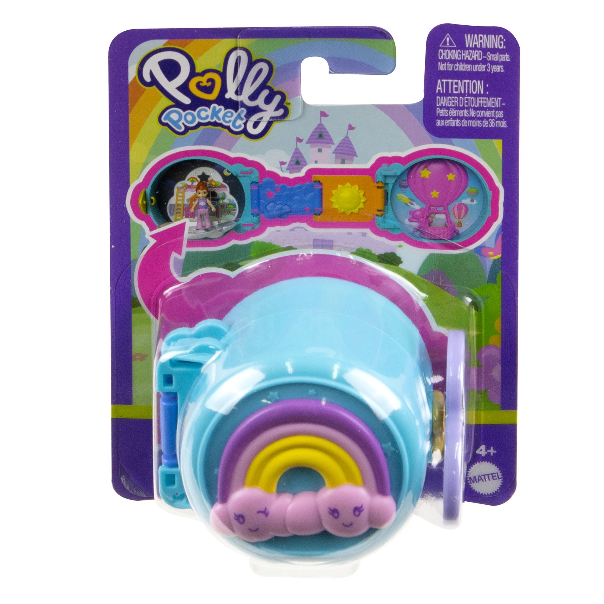 Hot! Polly Pocket On - The - Go Fun: Rainbow Cloud
