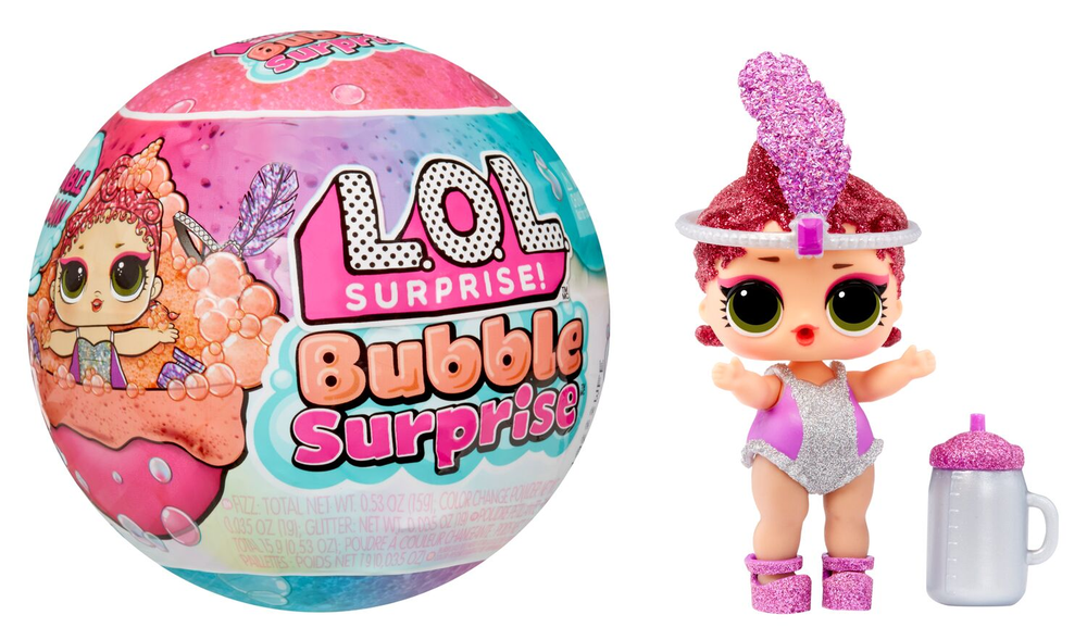 L.O.L. Surprise! Bubble Surprise - Glittery Doll Collectibles