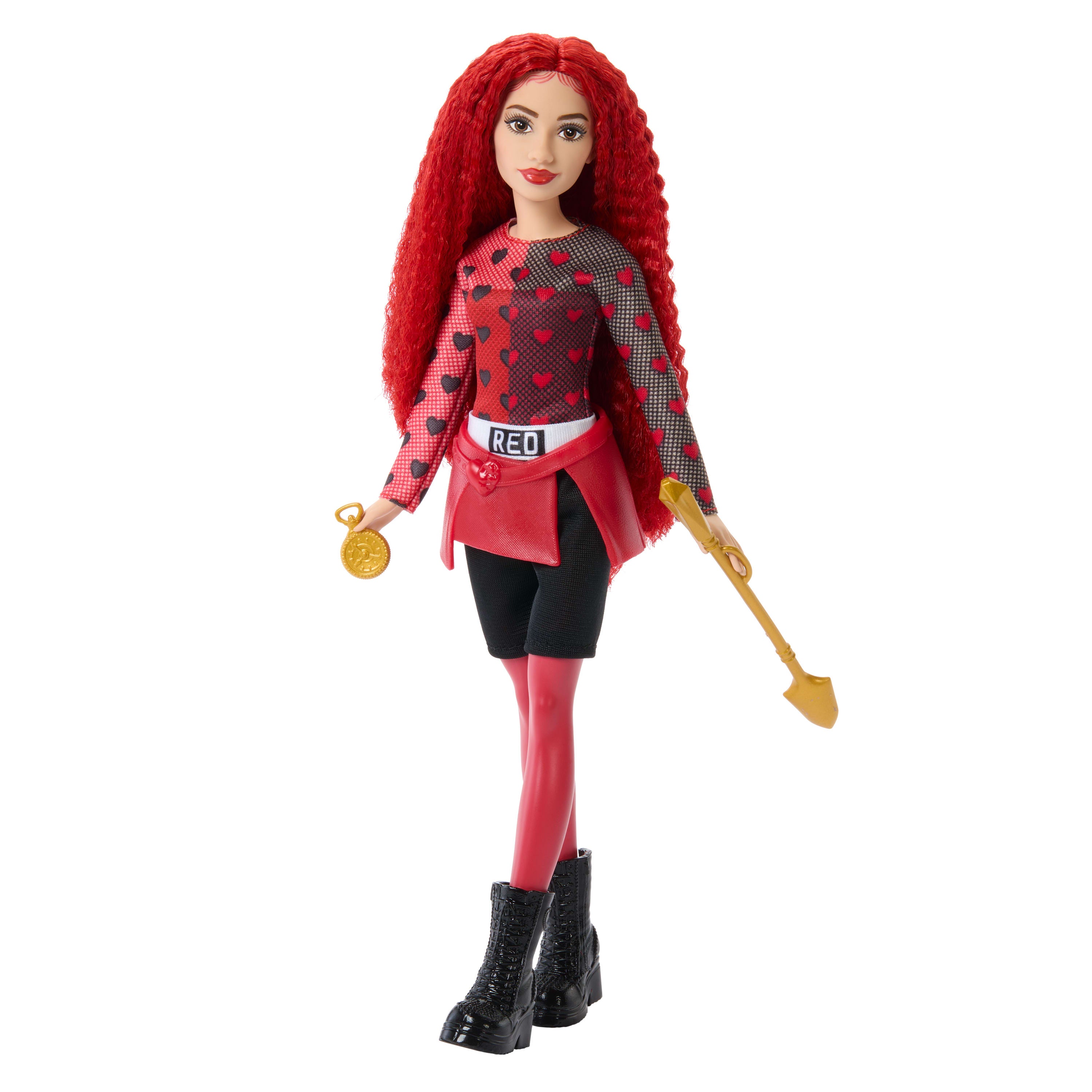 Disney Descendants: Enchanting Sorcerer's Cookbook with Exclusive Red Doll