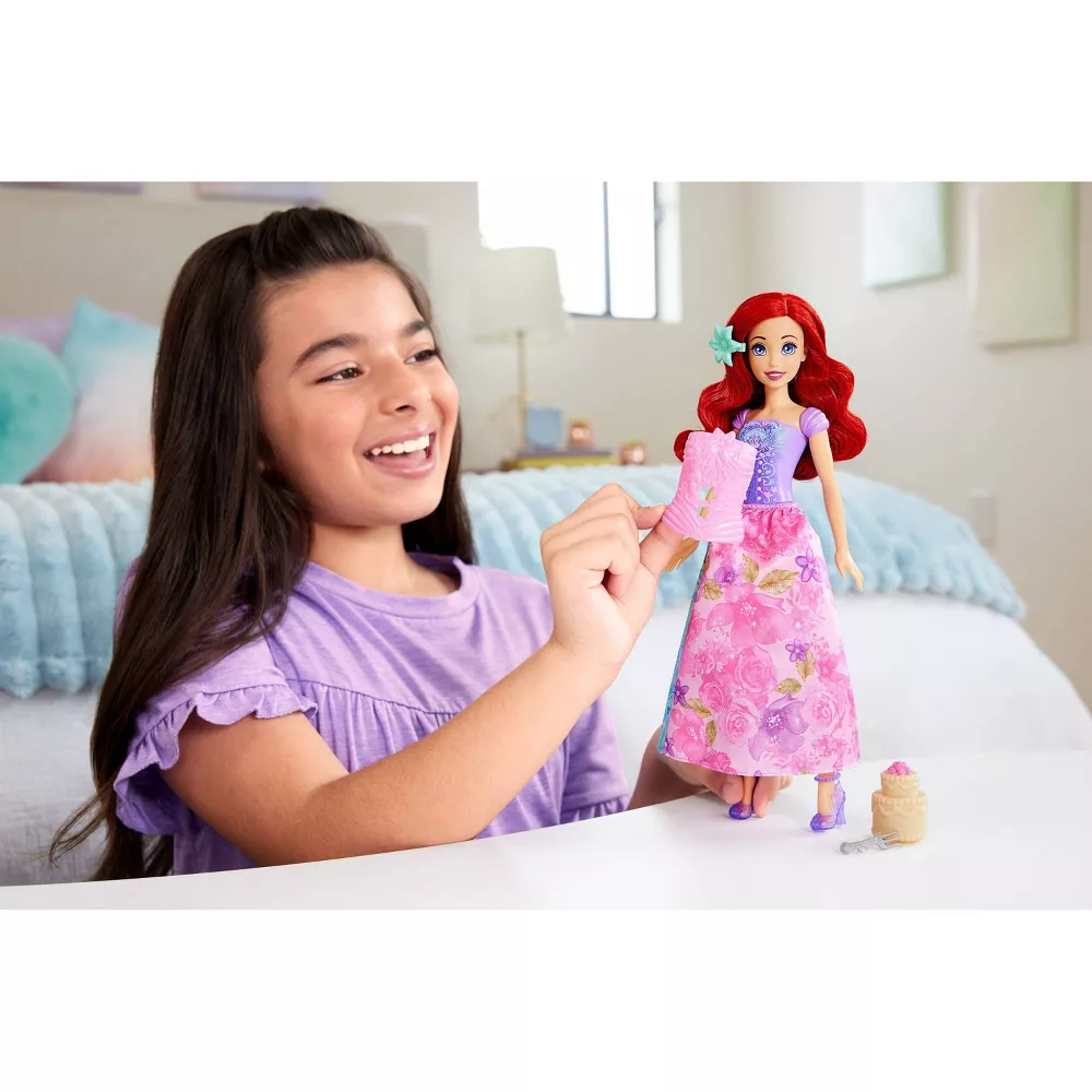Hot! Disney Princess Spin & Reveal Ariel Doll