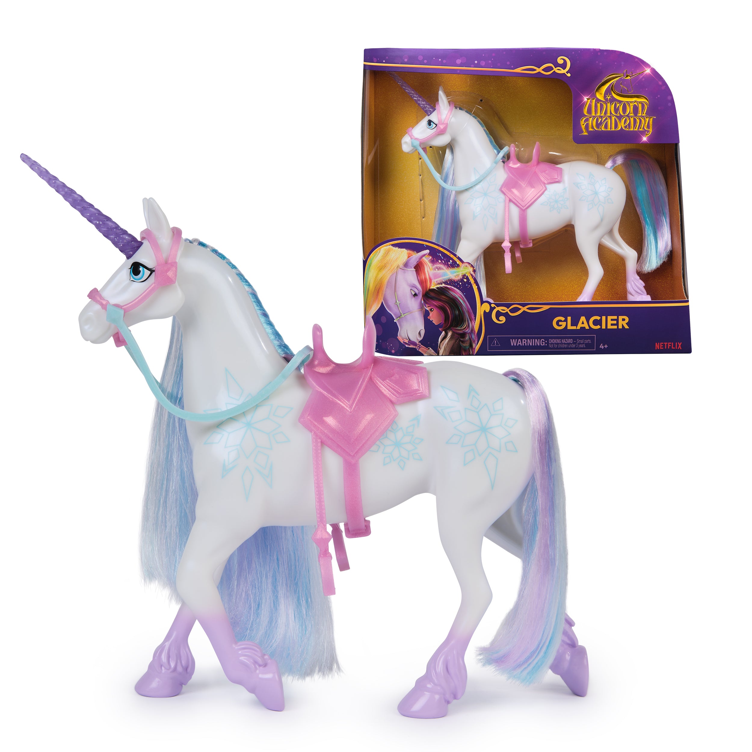 11-Inch Unicorn Academy Glacier Doll - Perfect Gift!