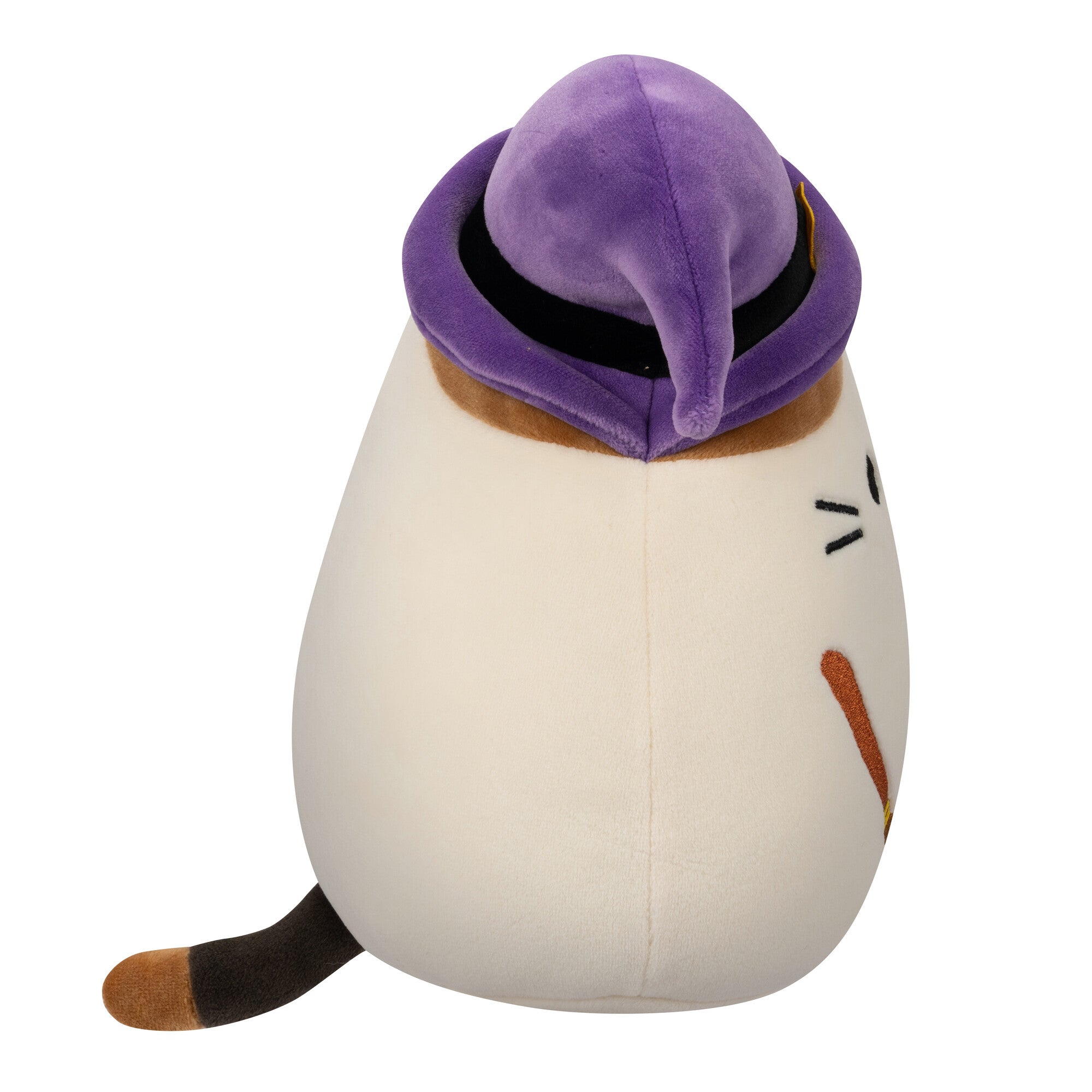 Squishmallows Halloween Special: 7.5-Inch Winking Cat Plush with Witch Hat and Broomstick