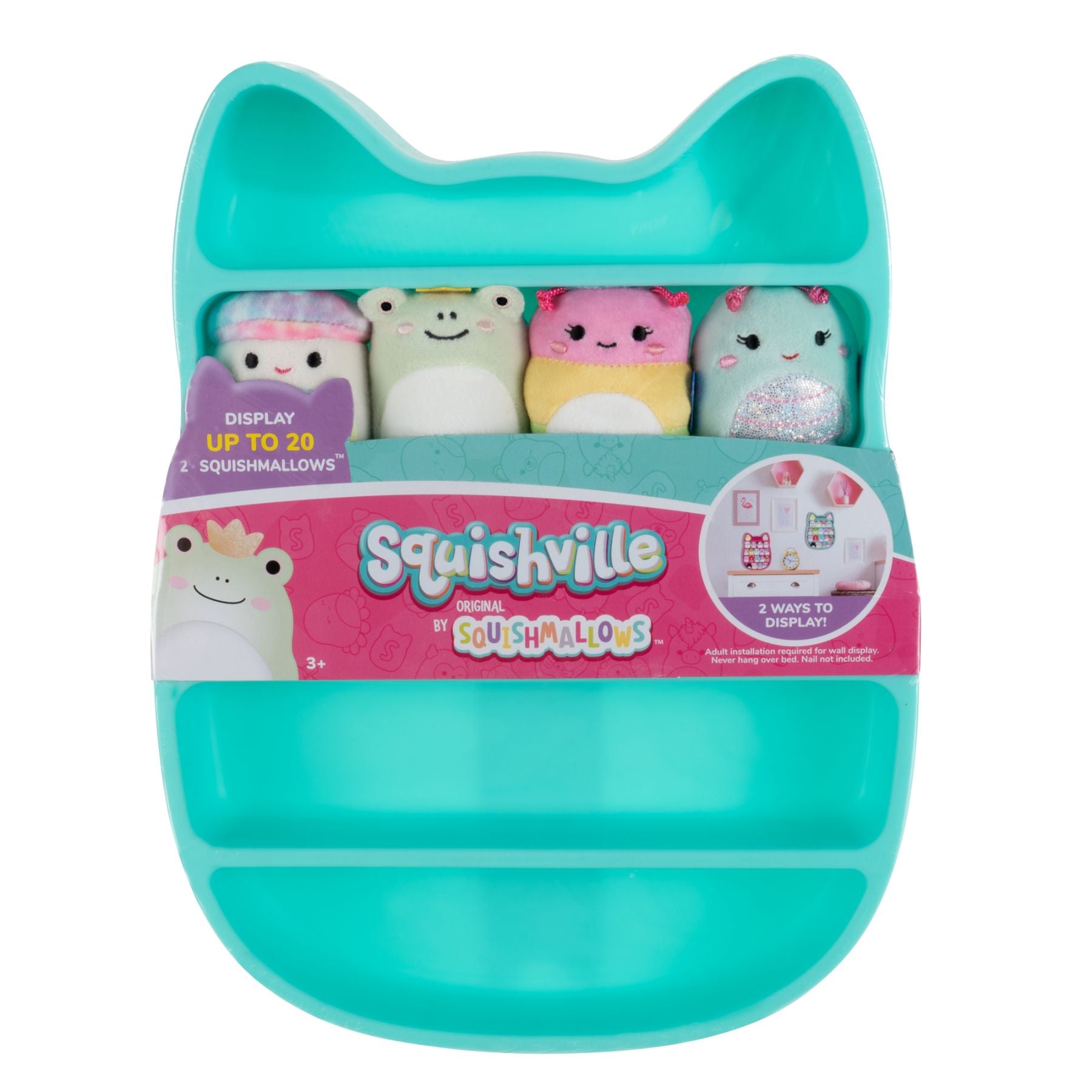 Hot! Squishmallows Squishville Storage, Play & Display Set in Assorted Styles
