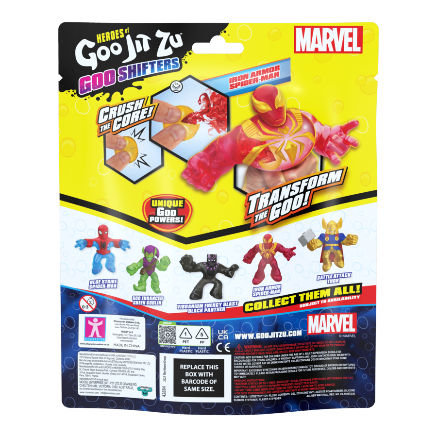 Hot Deal! Marvel Heroes Of Goo Jit Zu S8 Hero Pack - Armored Iron Spider-Man