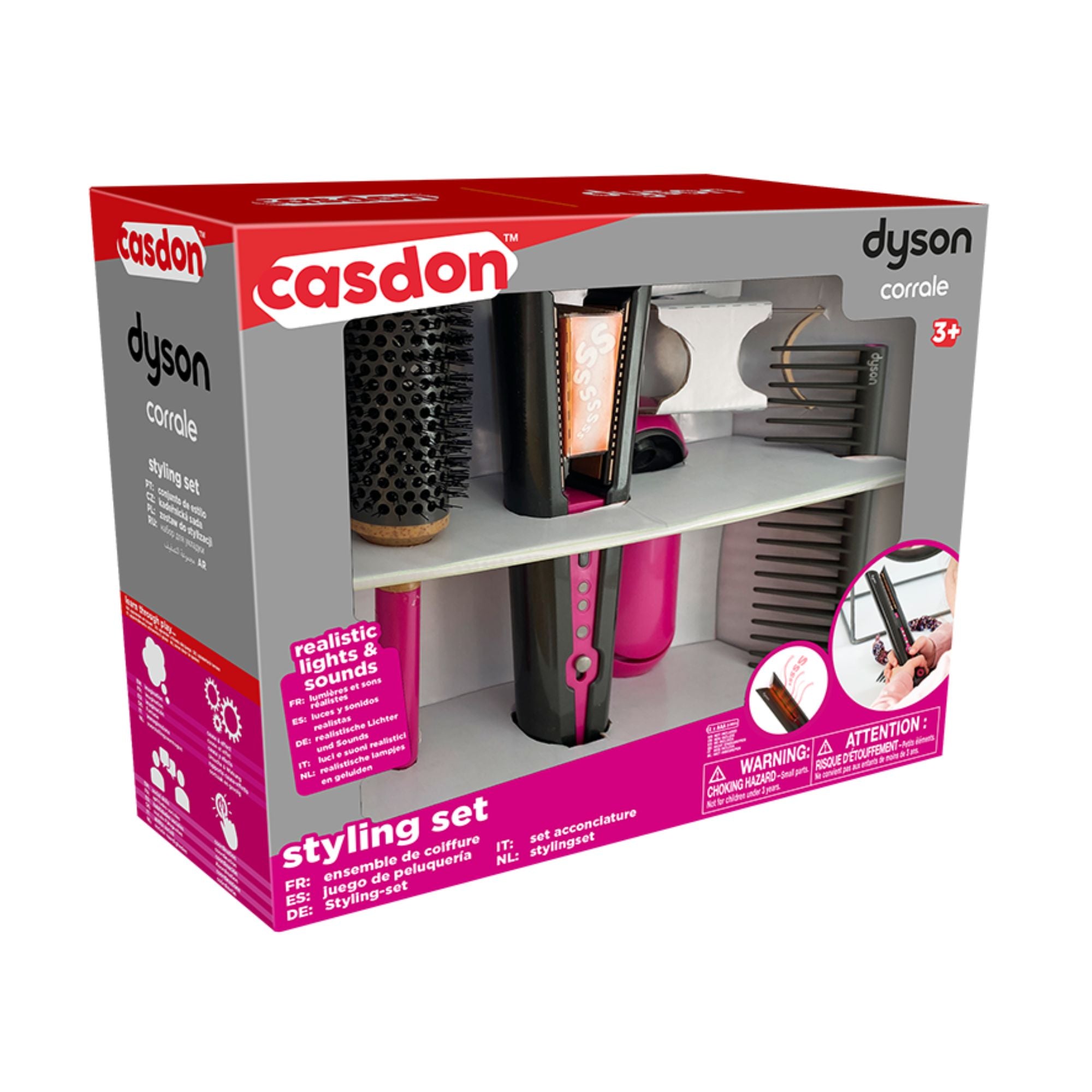 Dyson Corrale Kids' Pretend Styling Set with Lights and Sounds
