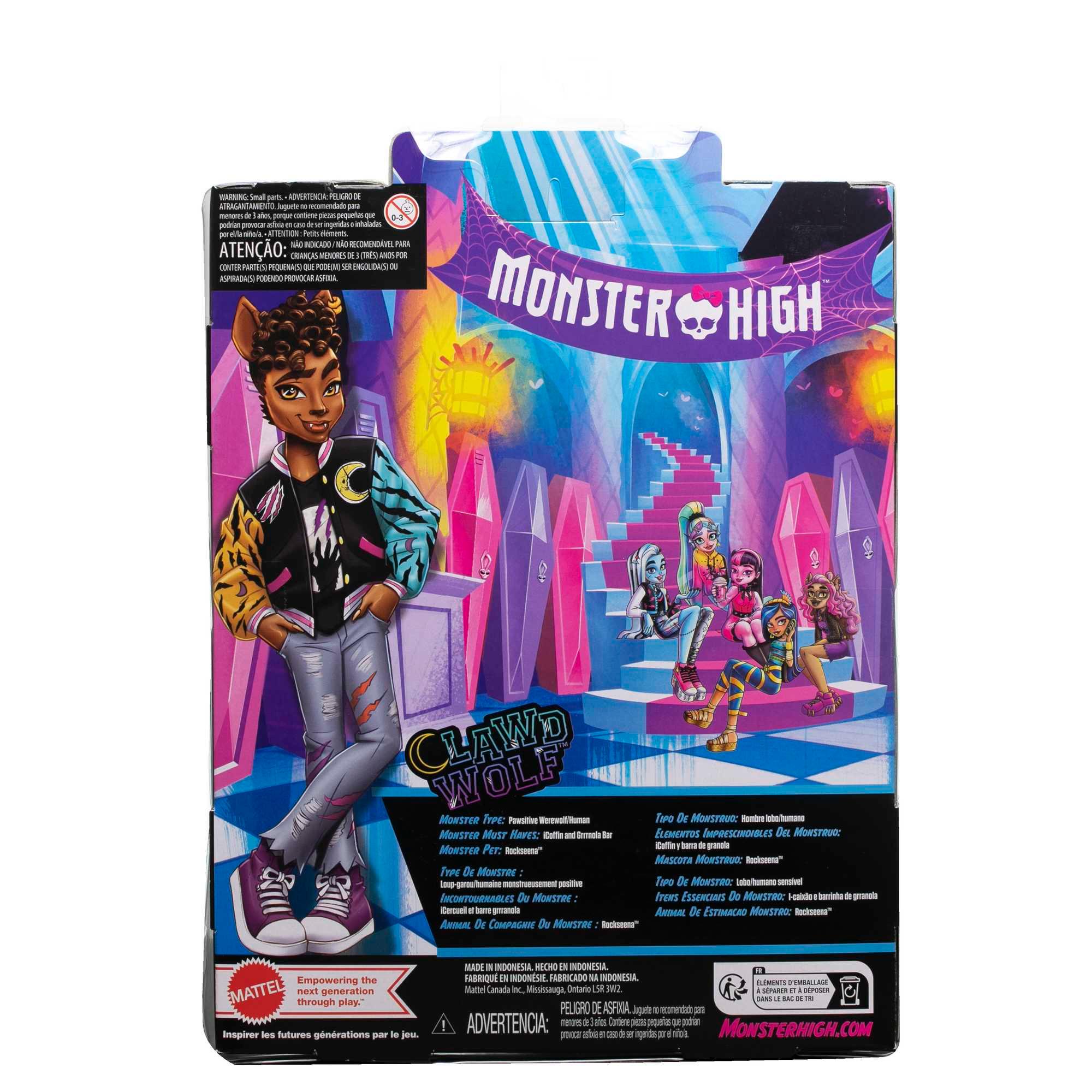 Hot! Monster High Clawd Wolf Doll