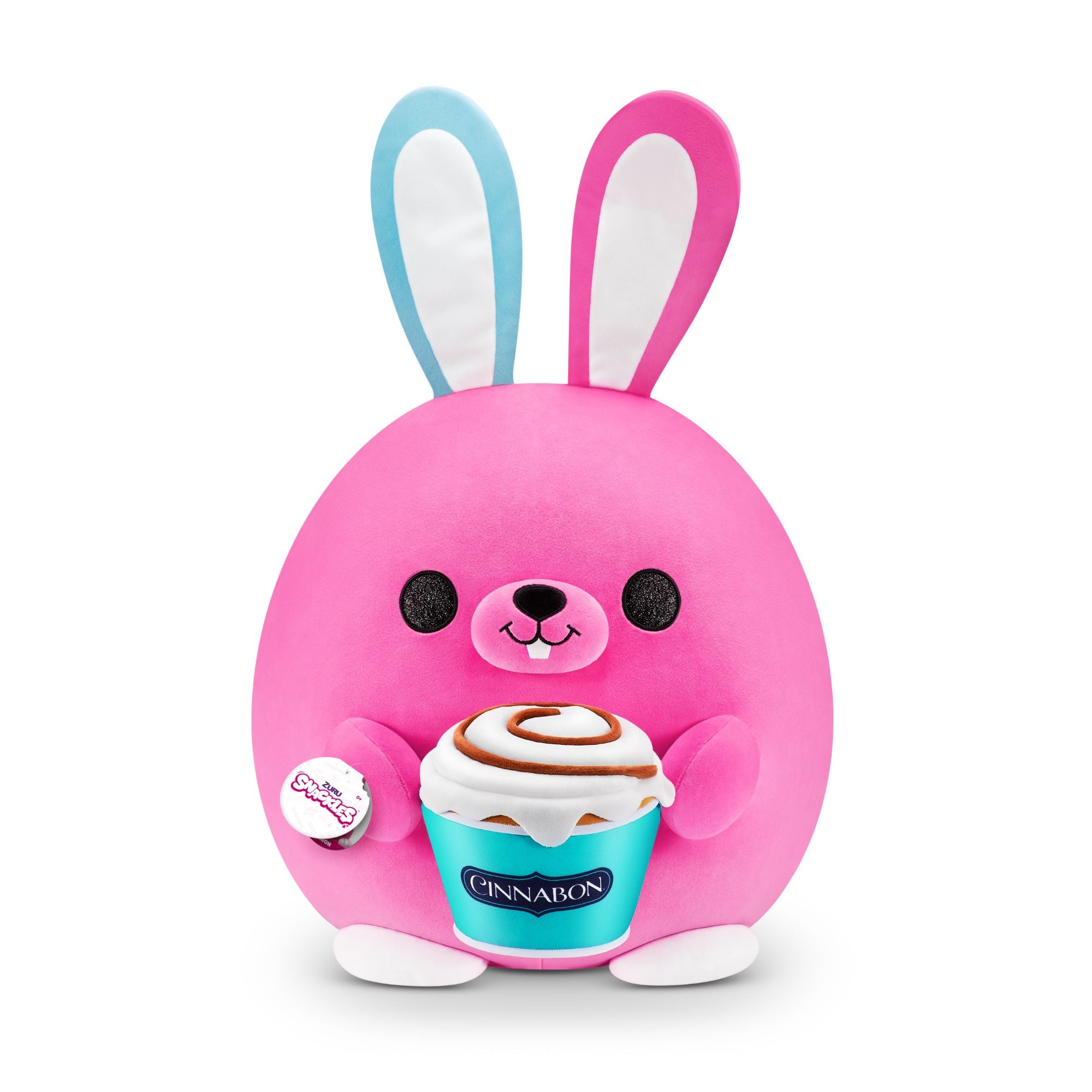ZURU Super Sized Snackles Plush - Britney, Soft & Squeezable Toy for Cuddles