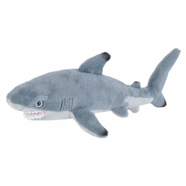Wild Republic 8-Inch Mini Cuddlekins Soft Black-Tipped Shark Plush Toy
