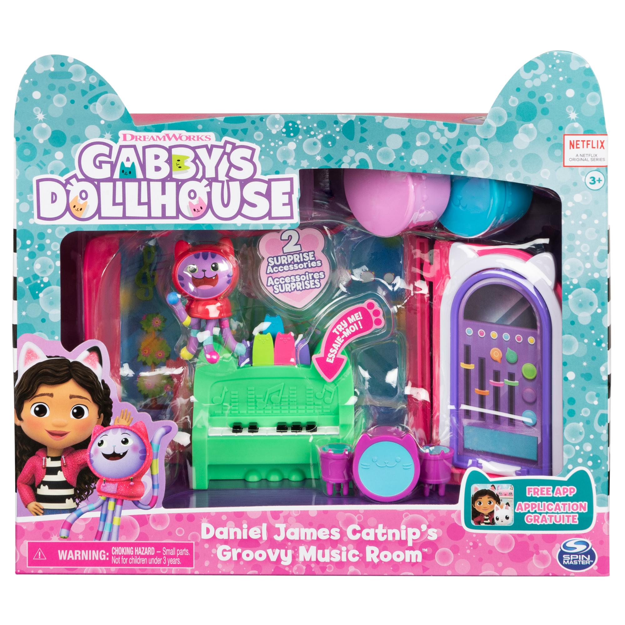 Gabby's Dollhouse Daniel James Catnip's Cool Musical Room Set