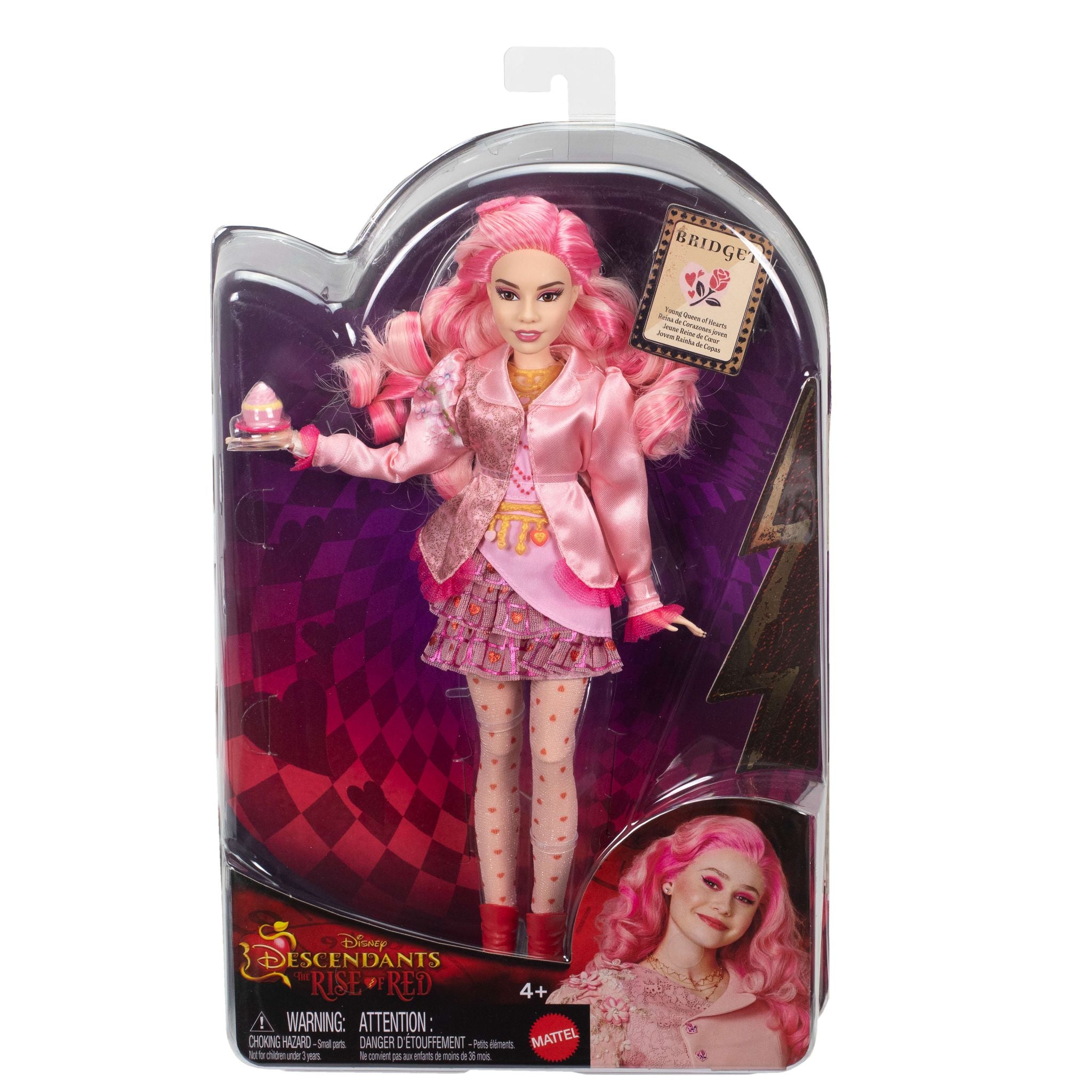 Hot Sale! Disney Descendants: The Rise of Red Fashion Doll - Young Queen of Hearts Bridget