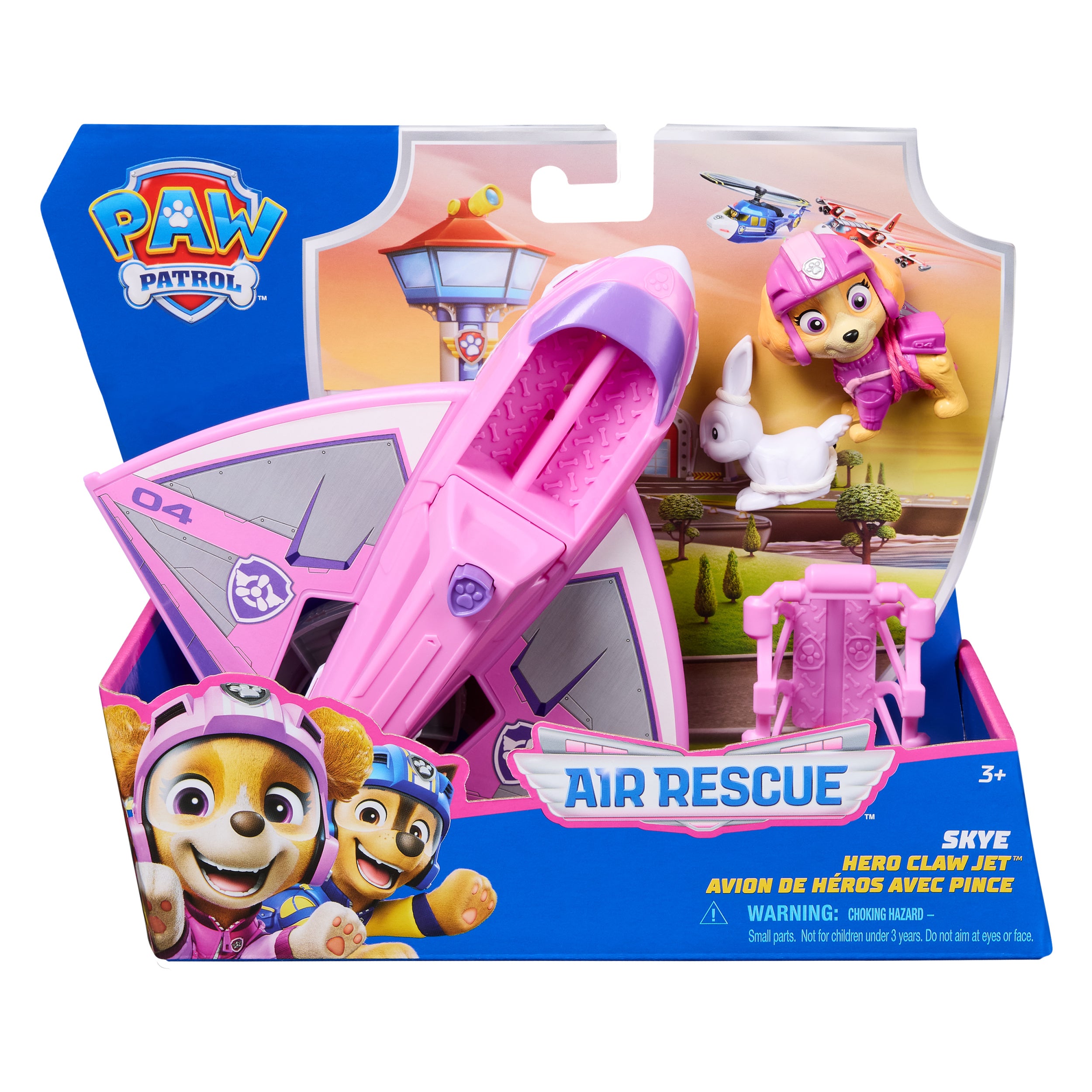 PAW Patrol Air Rescue Skye's Fire Rescue Jet Vehicle Toy
