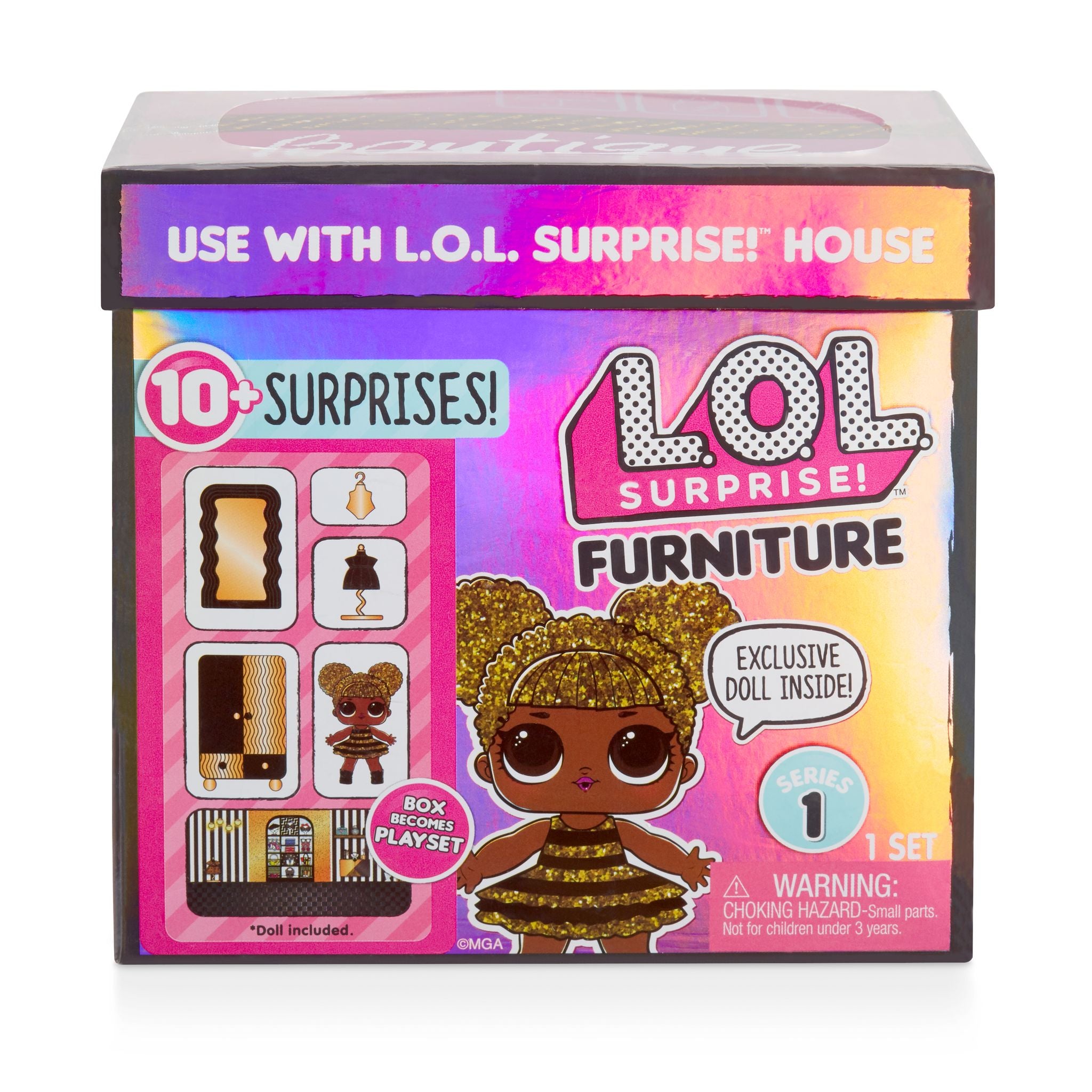 Hot Deal! Assorted Styles of L.O.L. Surprise Doll Furniture with Closet