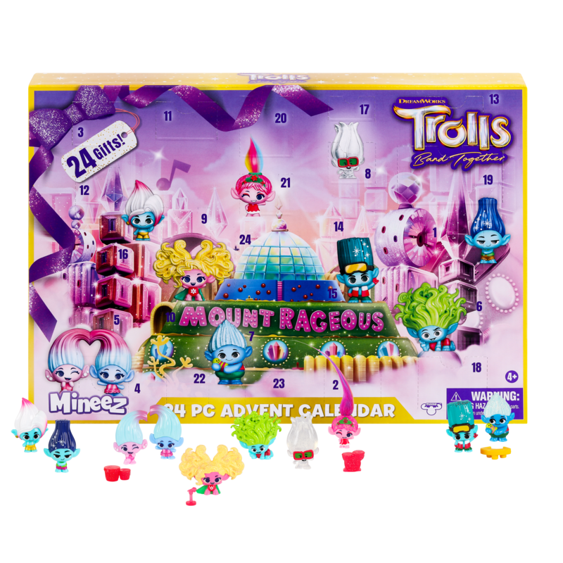 Hot! DreamWorks Trolls Band Together Mineez Advent Calendar