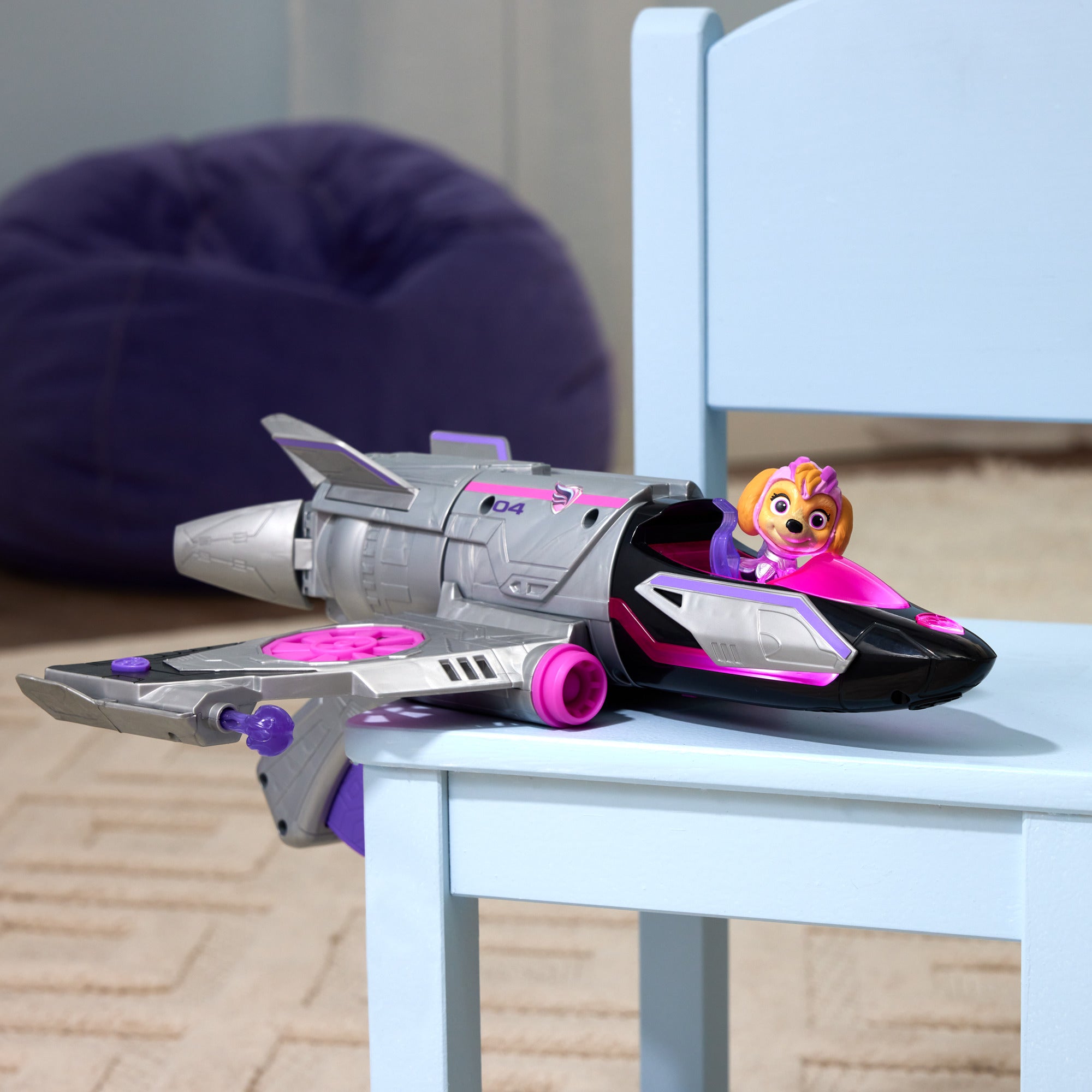 PAW Patrol Mighty Movie Skye's Rescue Jet - Ideal Gift for Kids