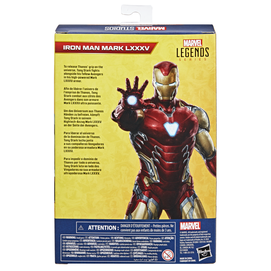 Hasbro Marvel Legends 6 - inch Scale Alist Iron Man Mark LXXXV Collectible Figure