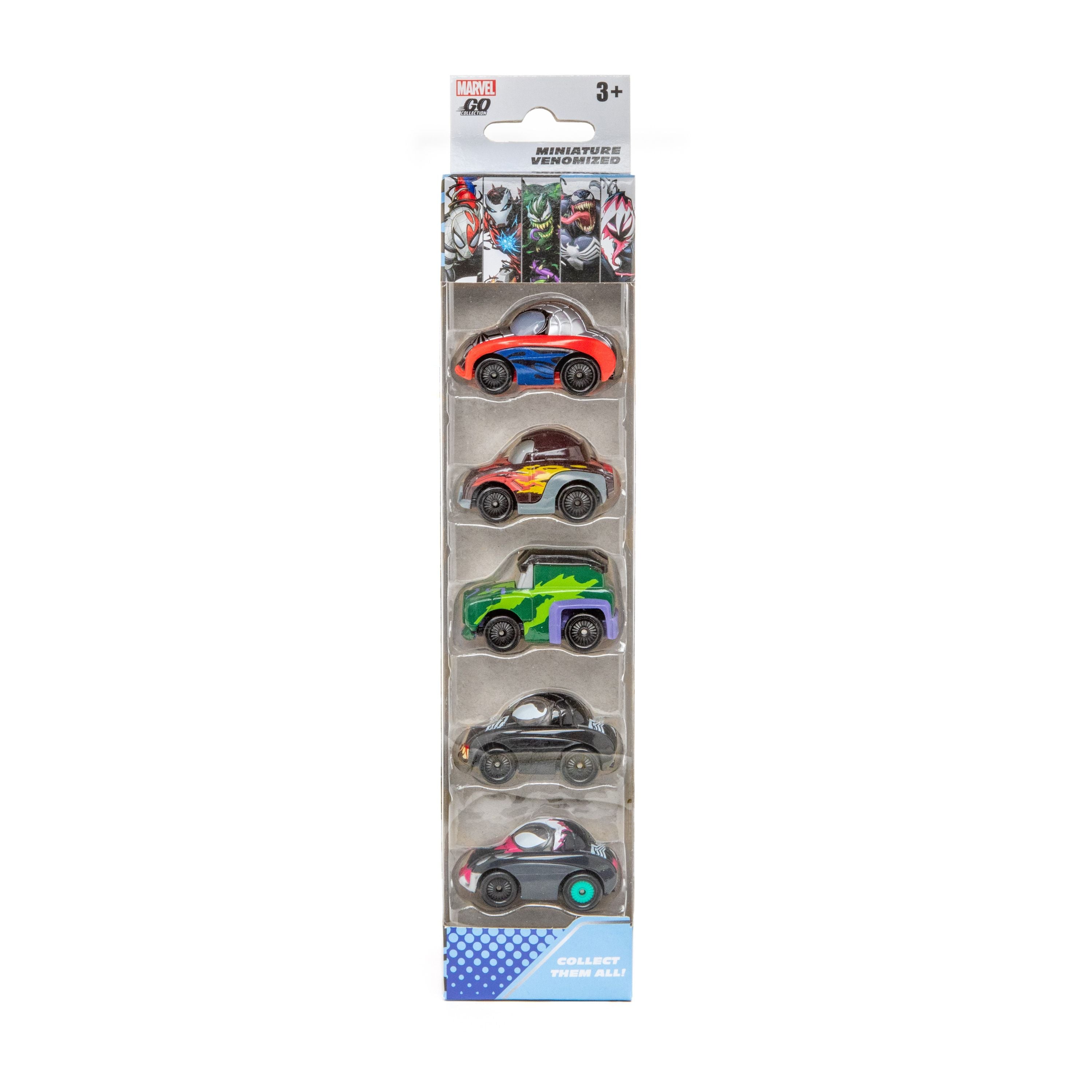 5-Pack Marvel Go Venomized Miniature Car Collection