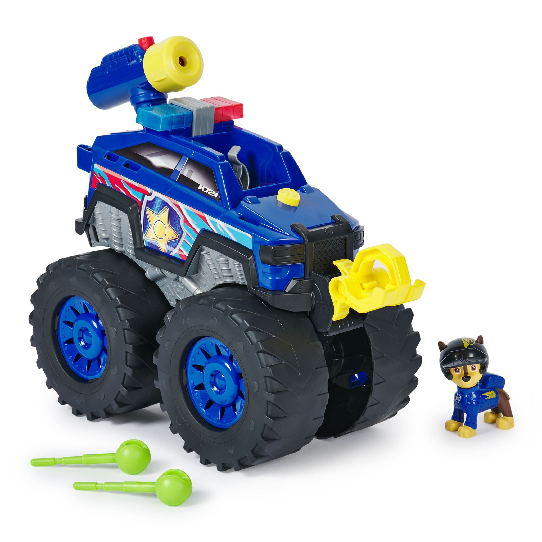 PAW Patrol Chase's Super-Powered Hauling Rescue Racer with Lights and Sounds