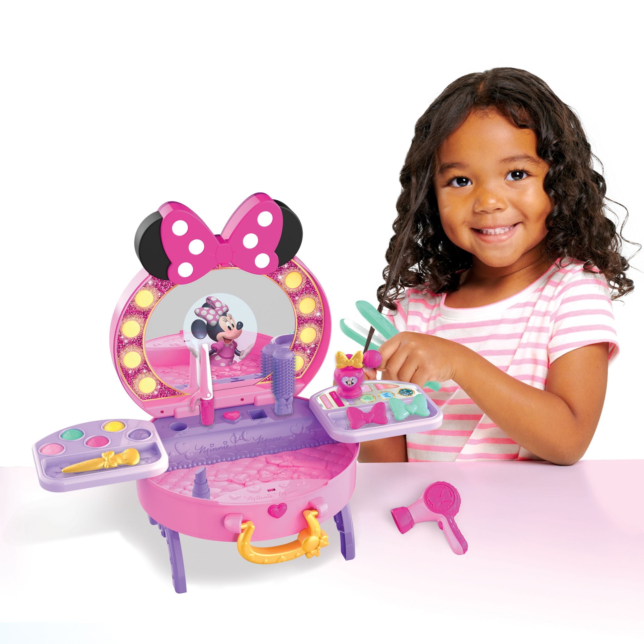 Disney Junior Interactive Minnie Mouse Glam Magic Vanity Toy