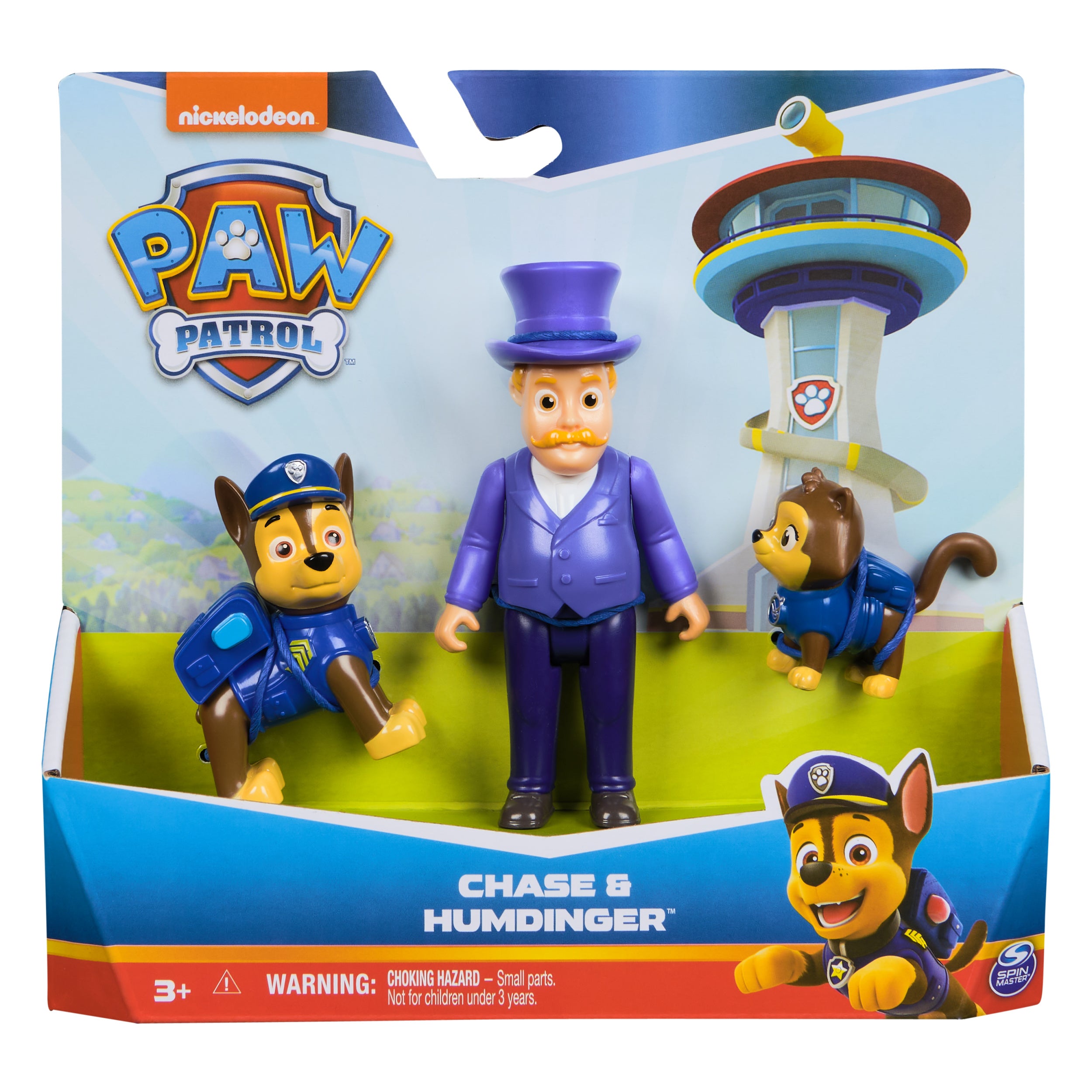 Hot Sale! PAW Patrol Action Figures: Chase, Mayor Humdinger & Cat Chase for Kids' Imaginative Play