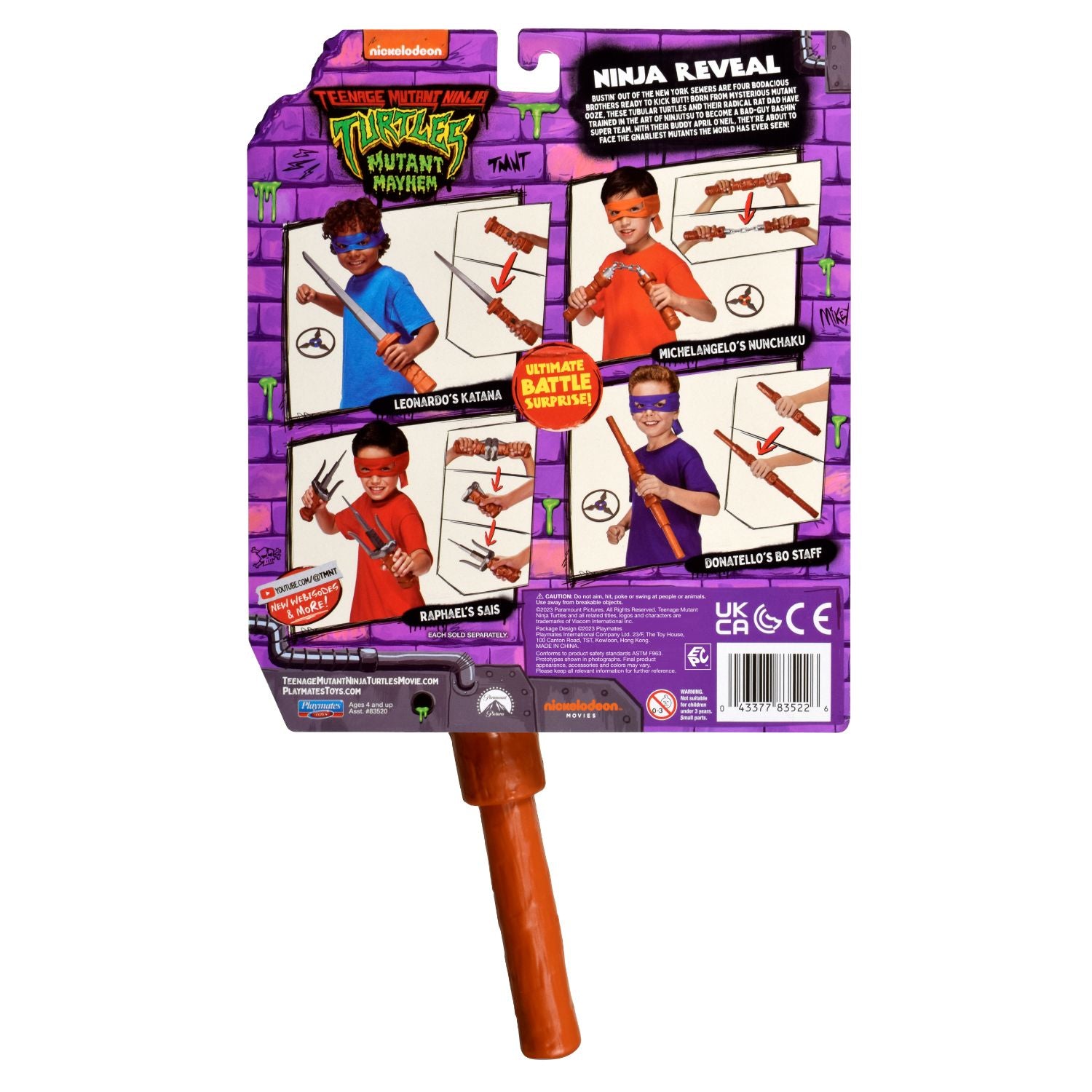 Hot Deal! Teenage Mutant Ninja Turtles: Mutant Mayhem - Leo's Transforming Katana Sword Set