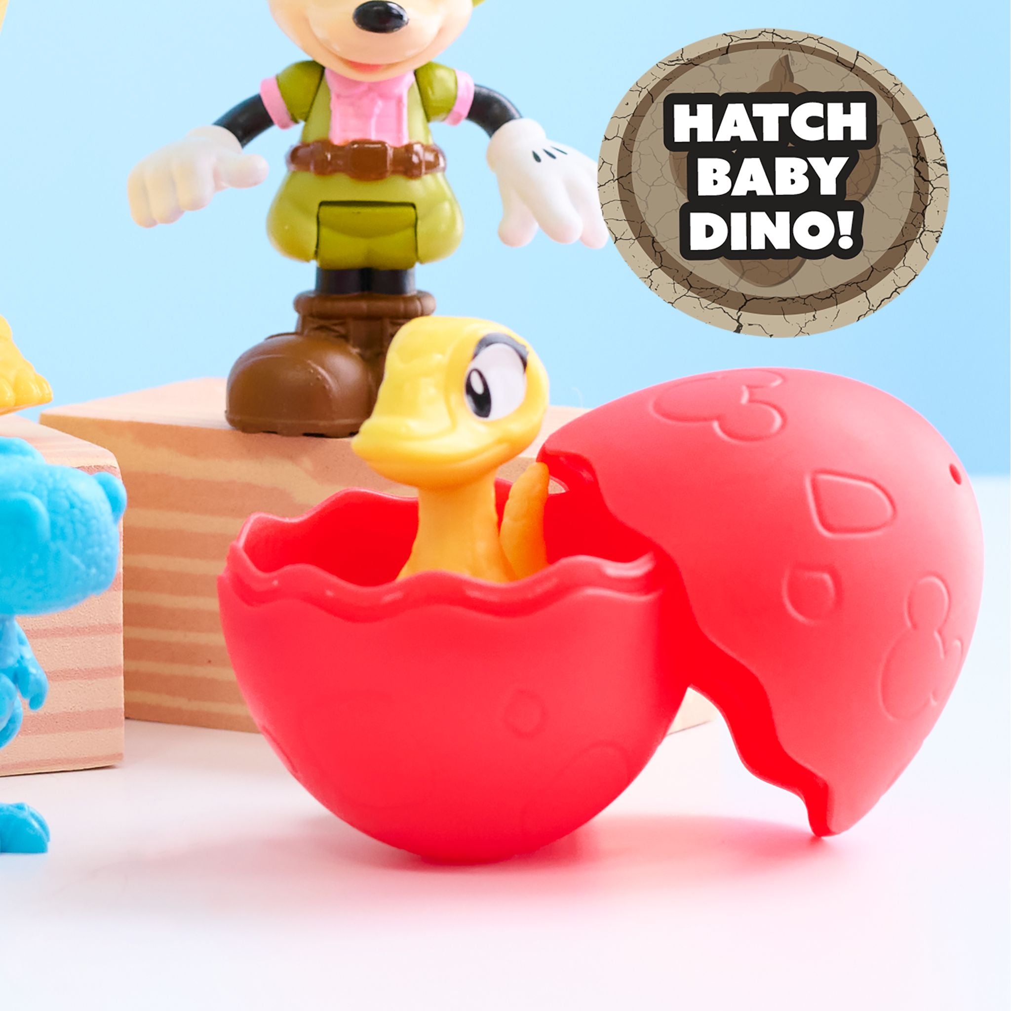 Hot! Disney Junior Mickey Mouse Dino Safari Toy Set