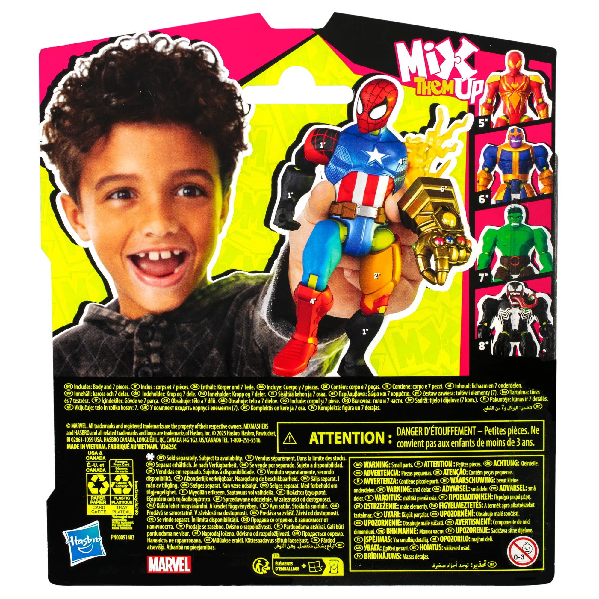 Spiderman Mixmashers Miles Morales Collectible Basic Action Figure