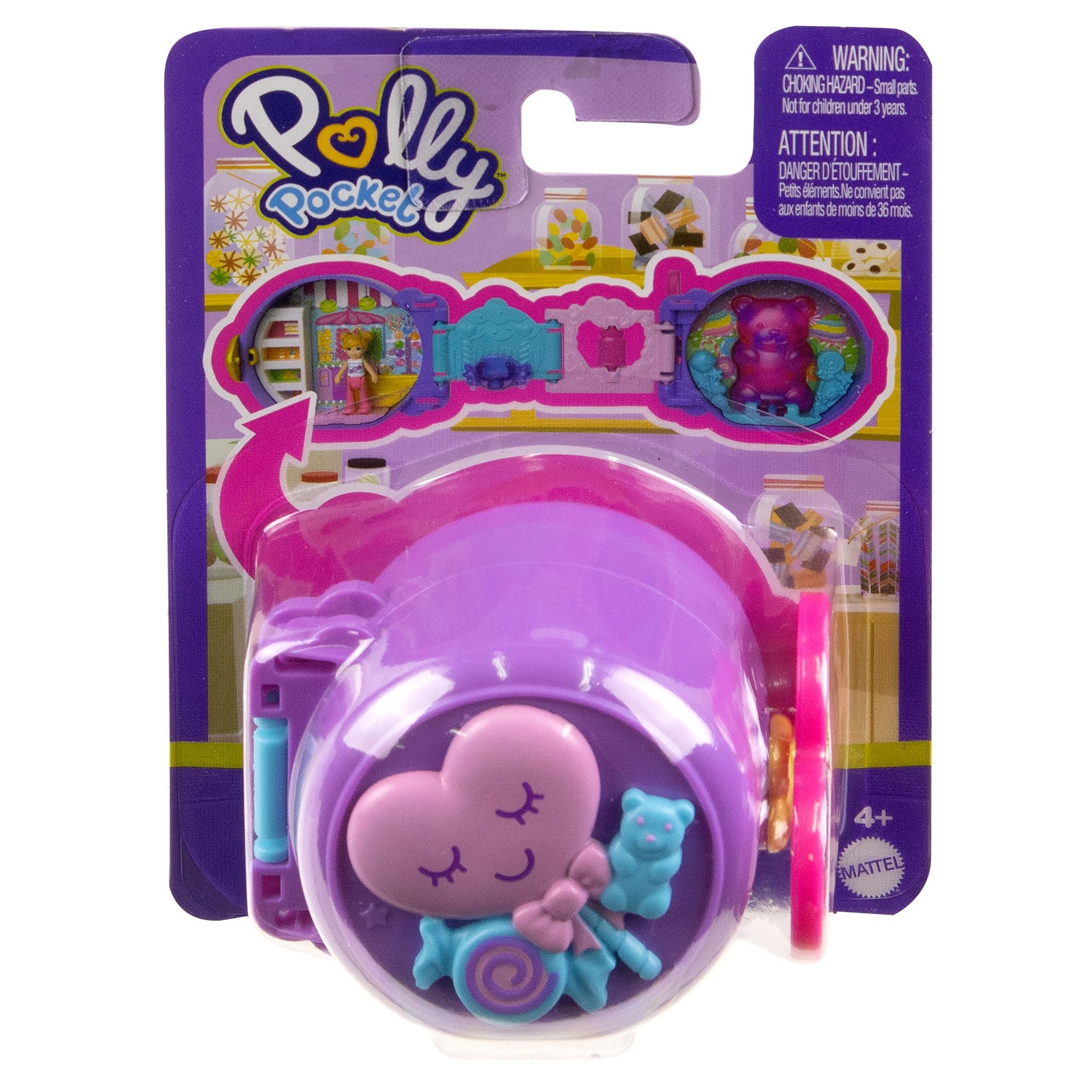 Portable Polly Pocket Fun - Adorable Candy Shop Playset