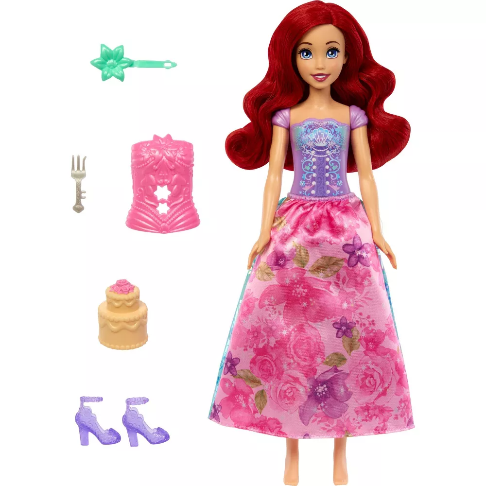 Hot! Disney Princess Spin & Reveal Ariel Doll