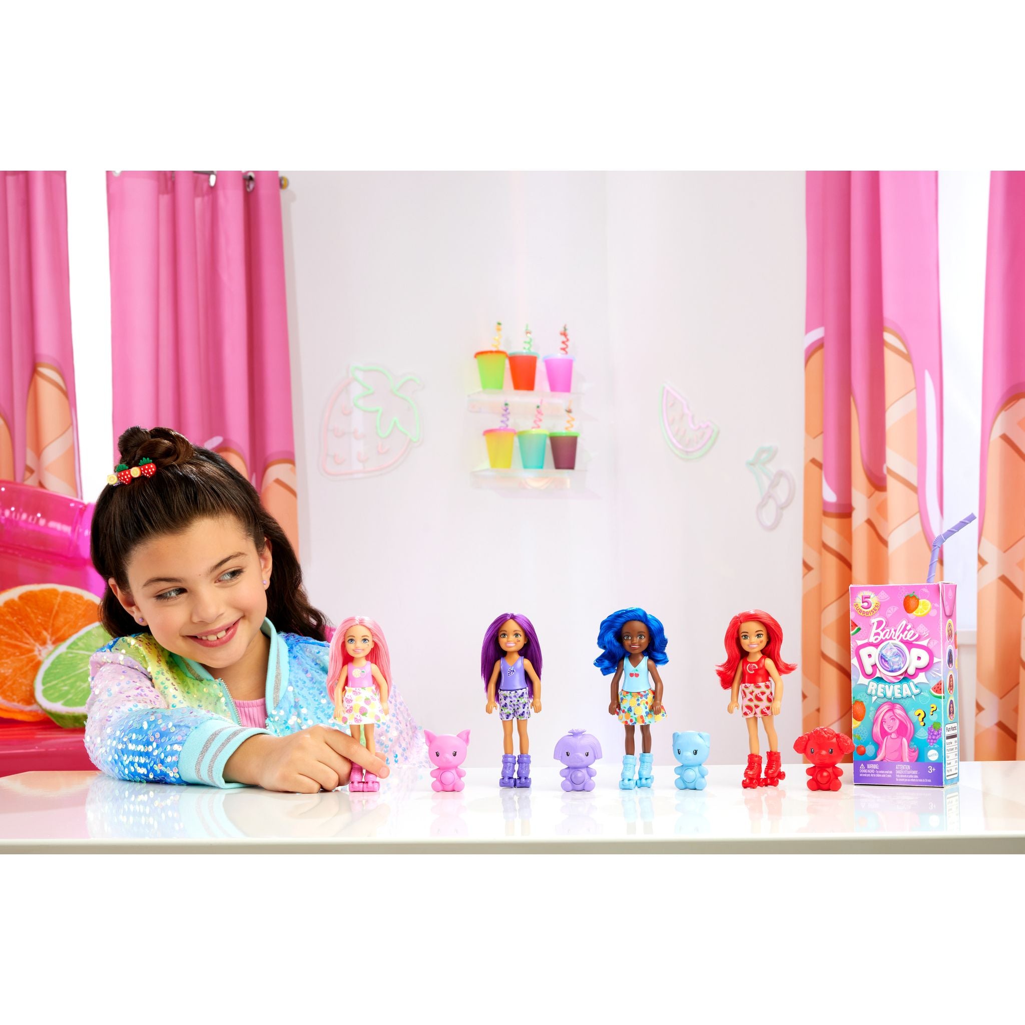 Barbie Pop Reveal Chelsea Doll - Fruit Scented Unboxing Fun