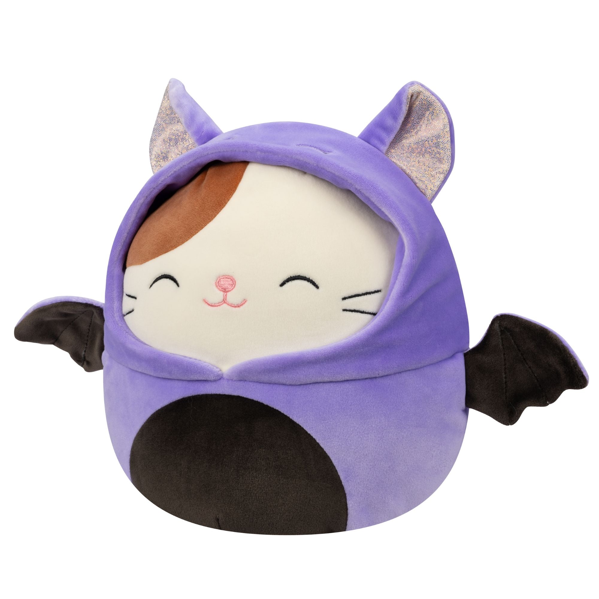 Halloween Special! 7.5-Inch Squishmallows Plush Cam Cat in Bat Costume