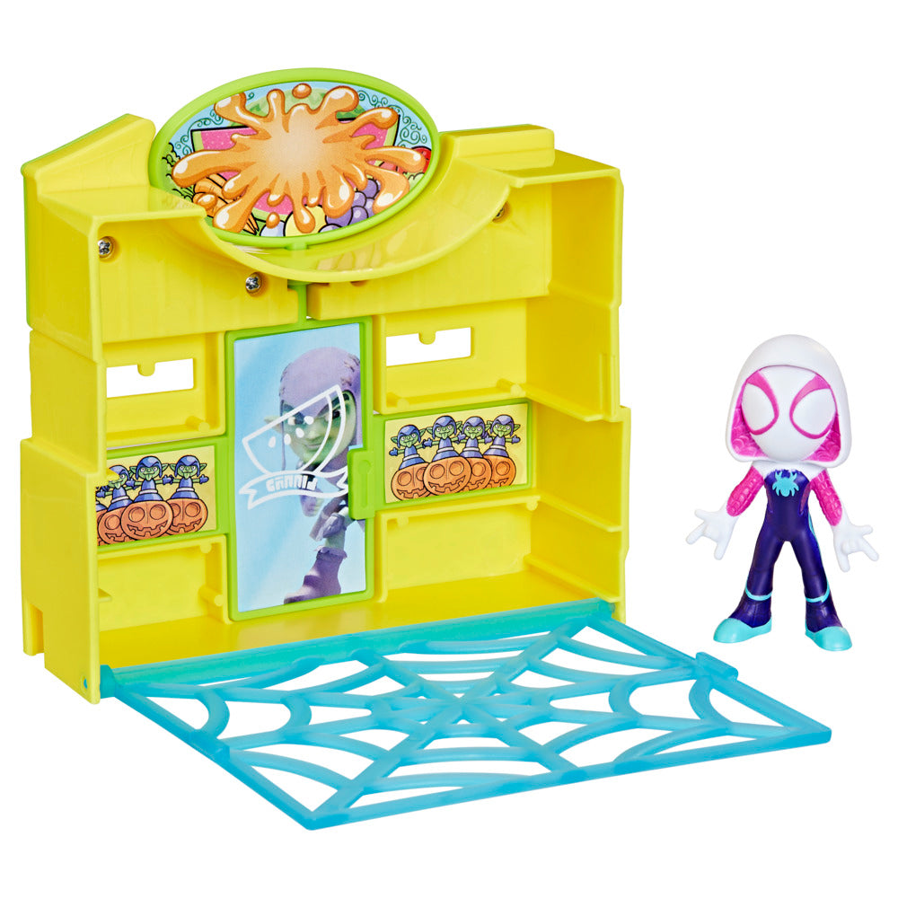 Marvel Spidey And His Amazing Friends Supermarket City Blocks Playset for Kids