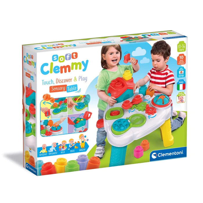 Clementoni Soft Clemmy Touch, Discover & Play Sensory Table