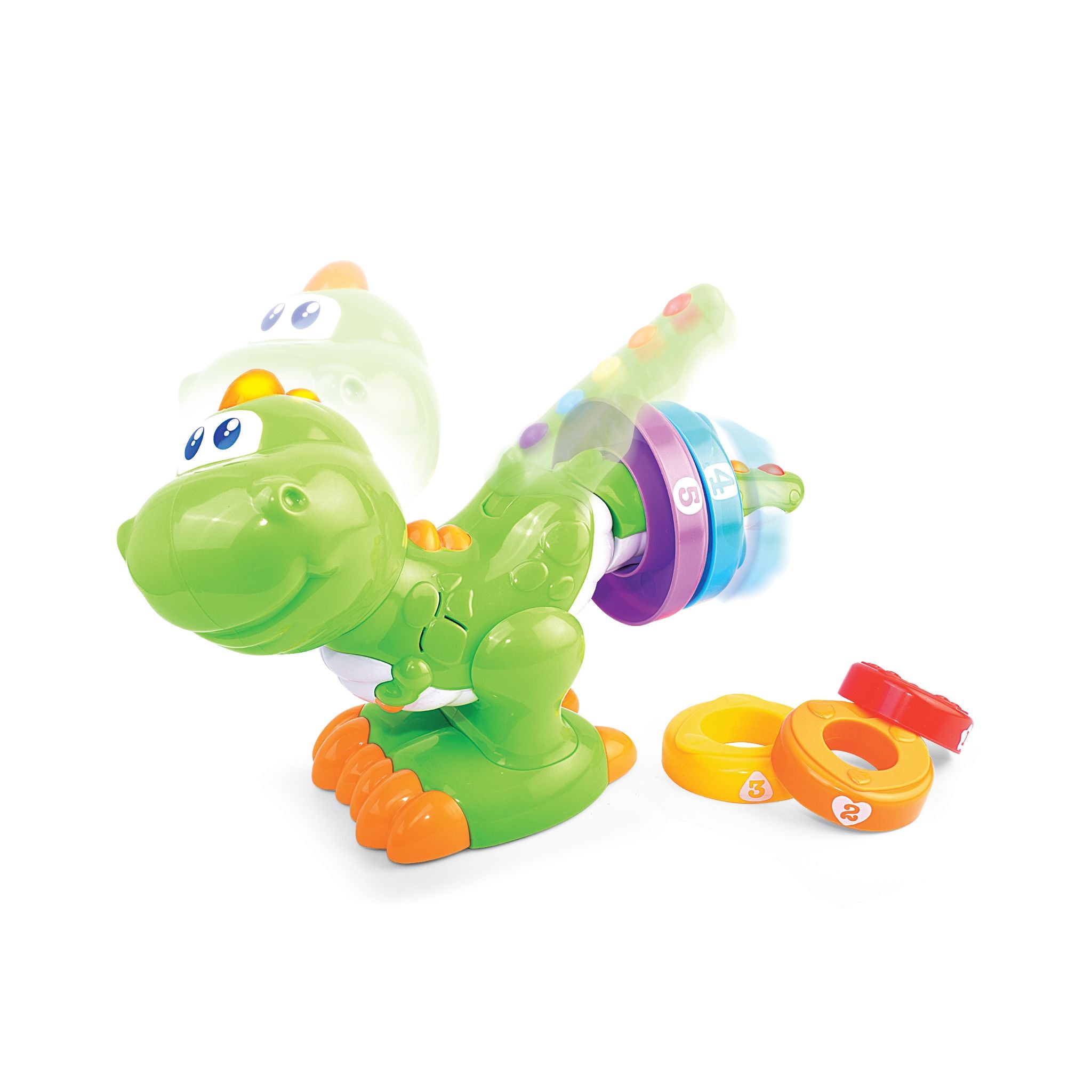 Hot Sale! Electronic Dino Counting and Stacking Rings for Little Learners (12 Months+)