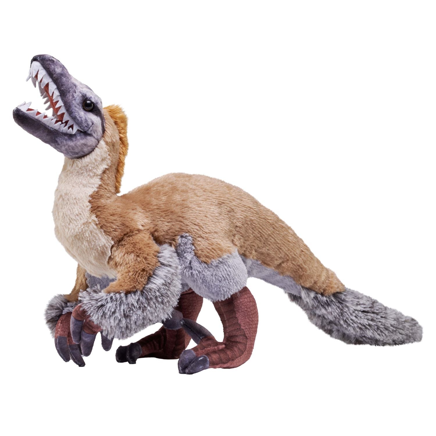 15-Inch Super Realistic Wild Republic Velociraptor Plush by Artists