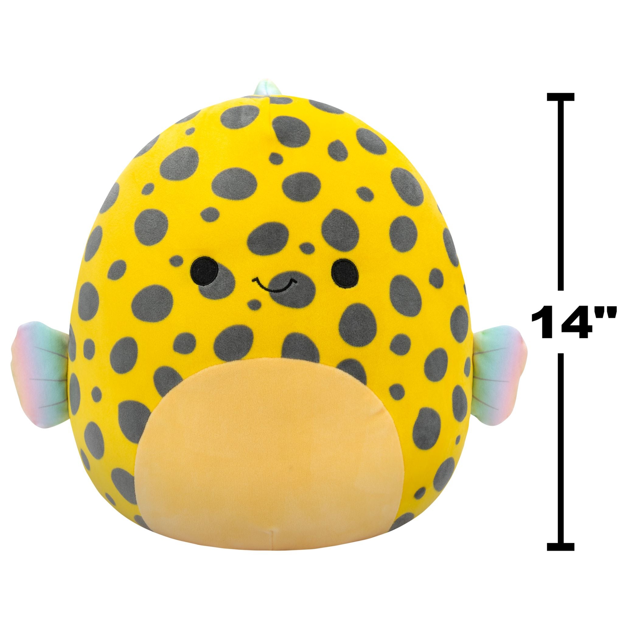 Get 14-Inch Squishmallows Plush - Adorable Yellow Boxfish Named Dayton Now!