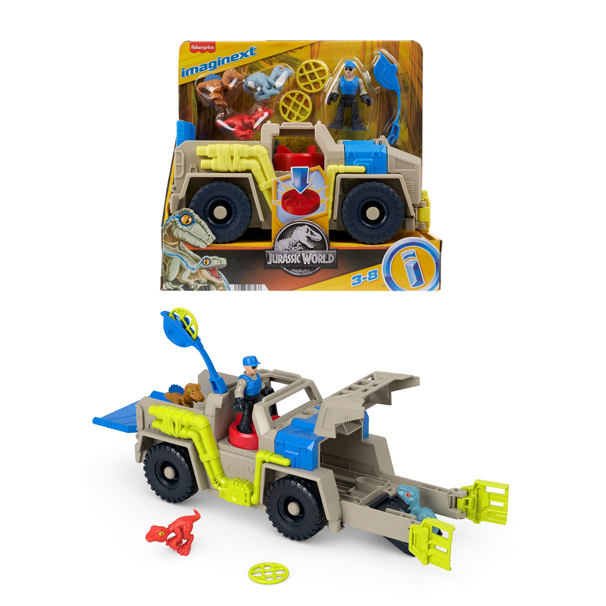 Fisher-Price Imaginext Jurassic World Dino Tracker Vehicle Set