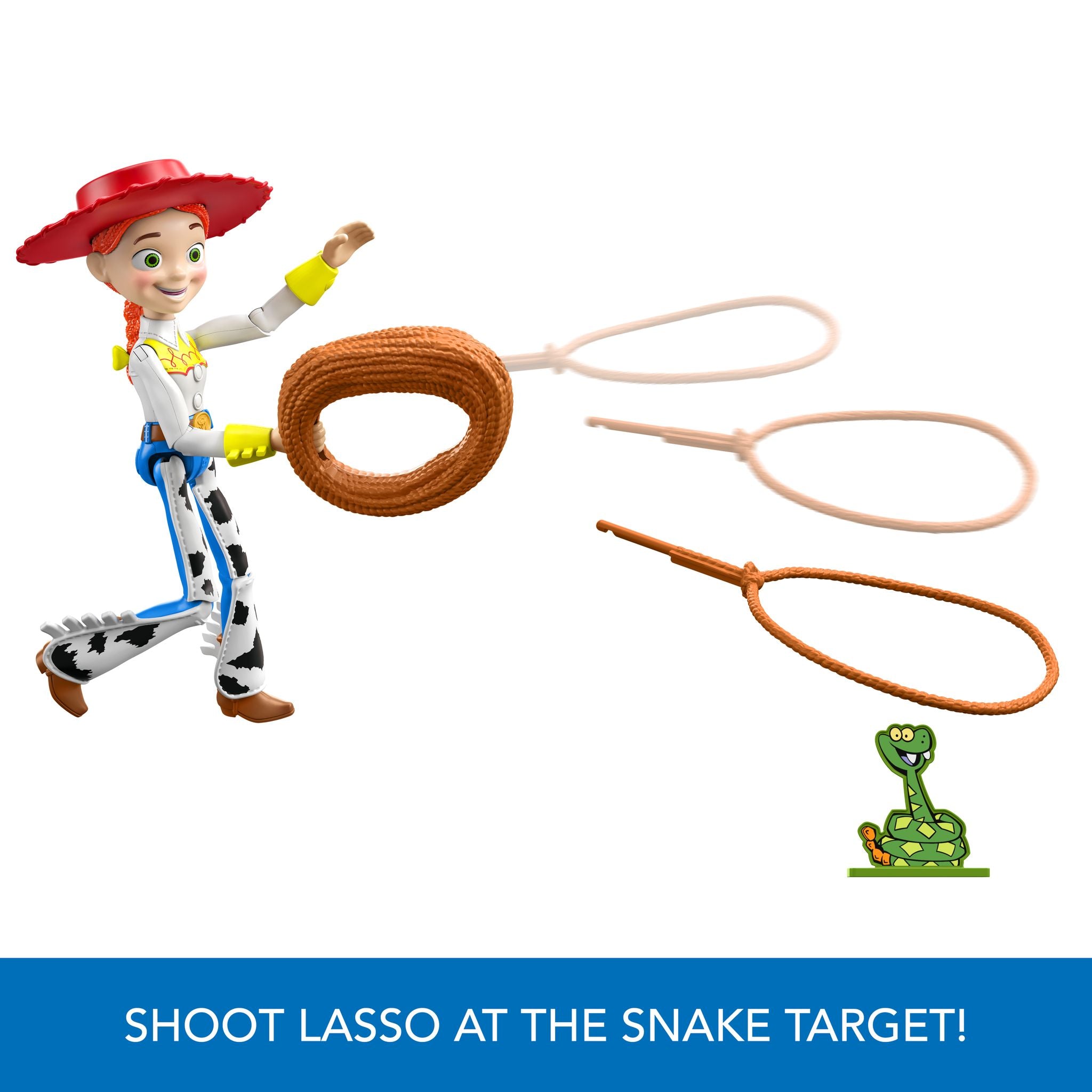 Disney Pixar Toy Story 12 - inch Poseable Jessie with Launching Oversized Lasso