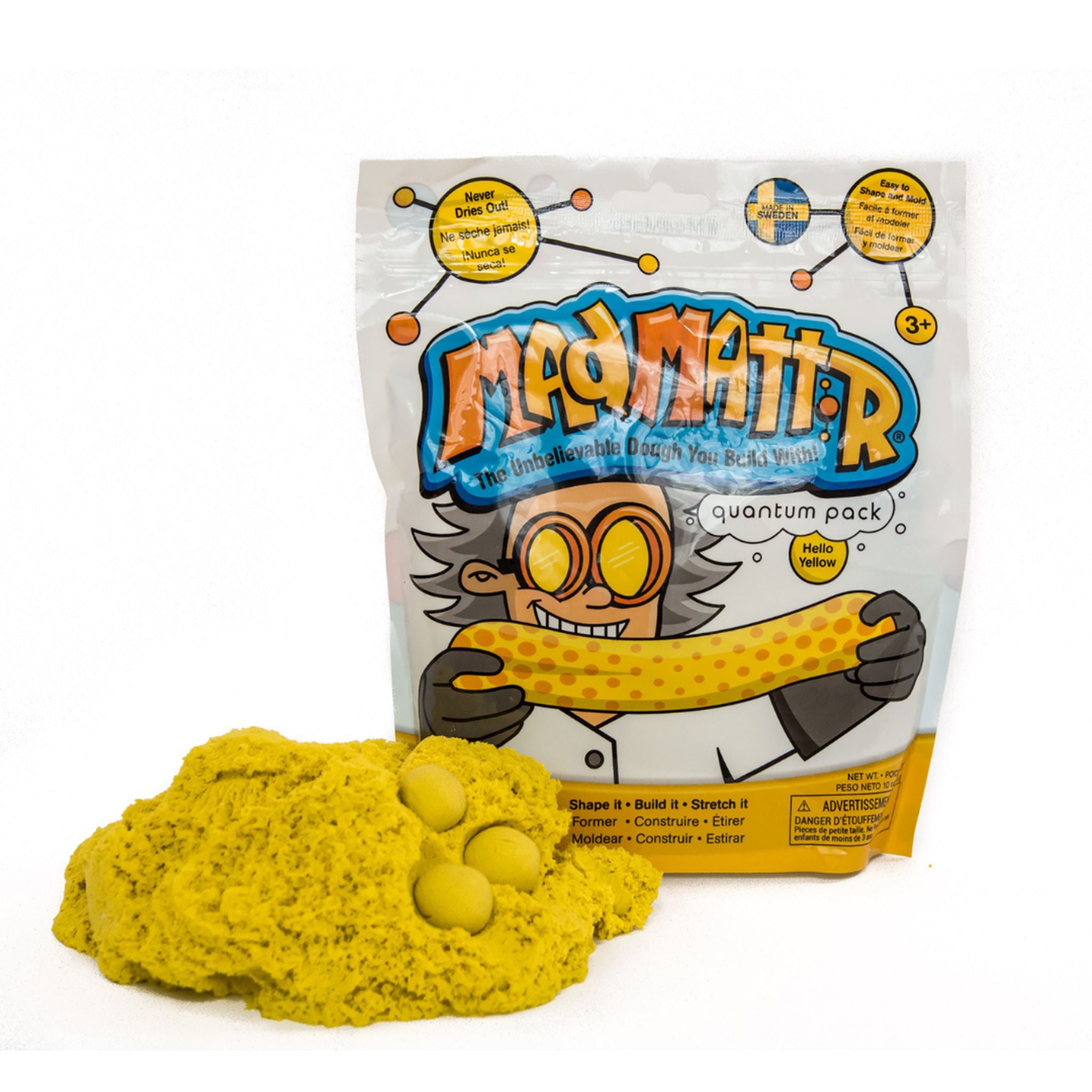 10 Oz Mad Mattr Dough Quantum Pack in Stunning Yellow